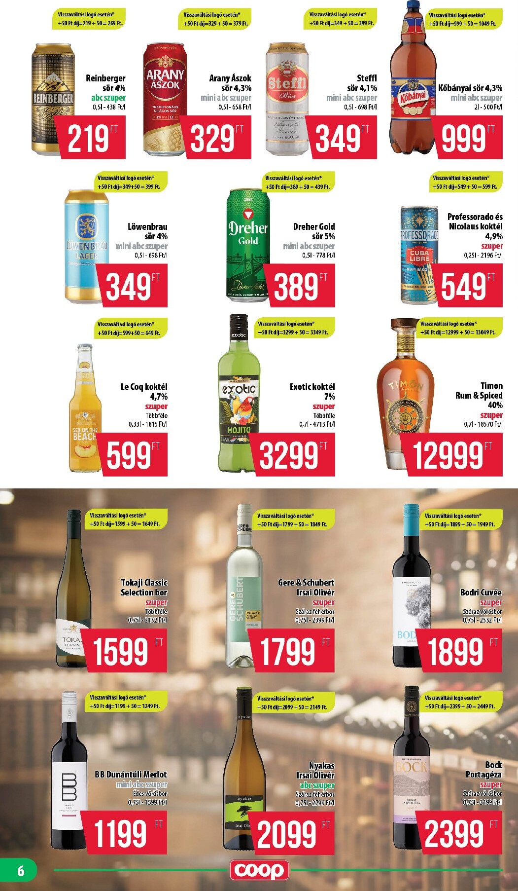 coop - A jövőbeli Coop - Mecsek akciós újság csütörtöktől 2026.07.23.-tól szerdától 2026.07.29.-ig érvényes. - page: 6