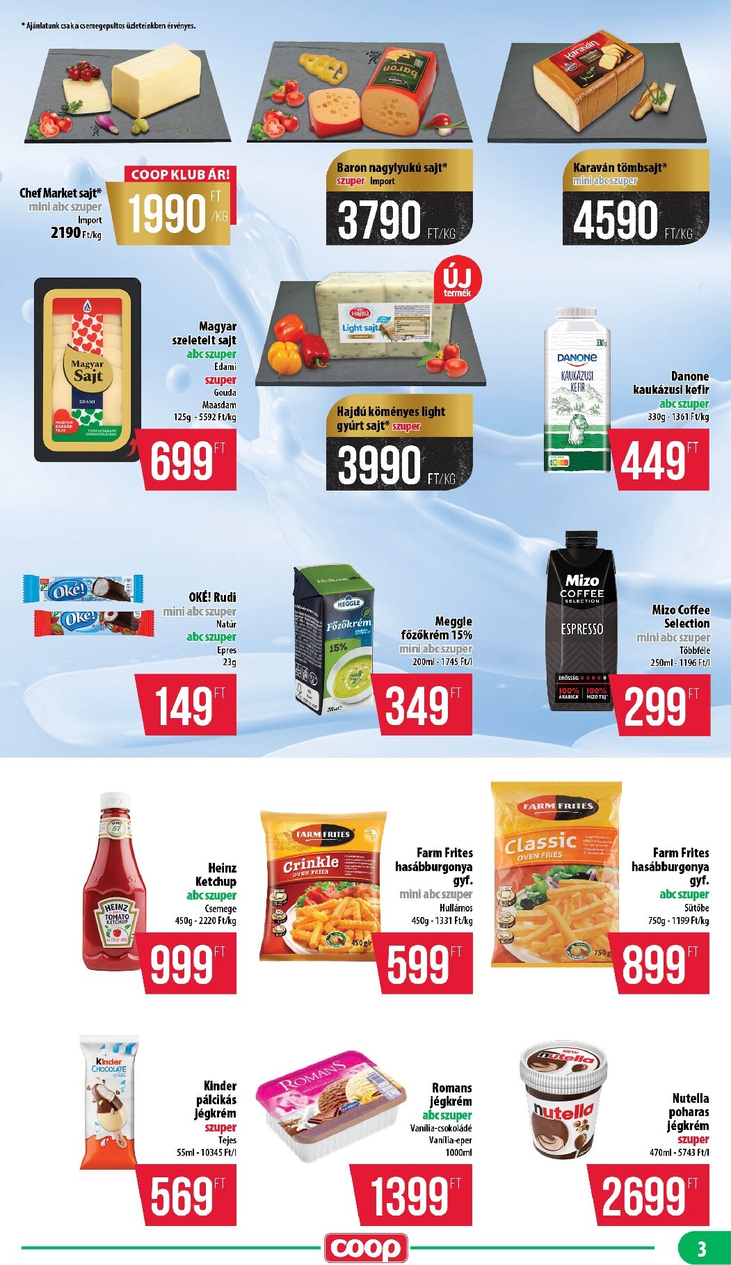 coop - A jövőbeli Coop - Mecsek akciós újság csütörtöktől 2026.07.23.-tól szerdától 2026.07.29.-ig érvényes. - page: 3
