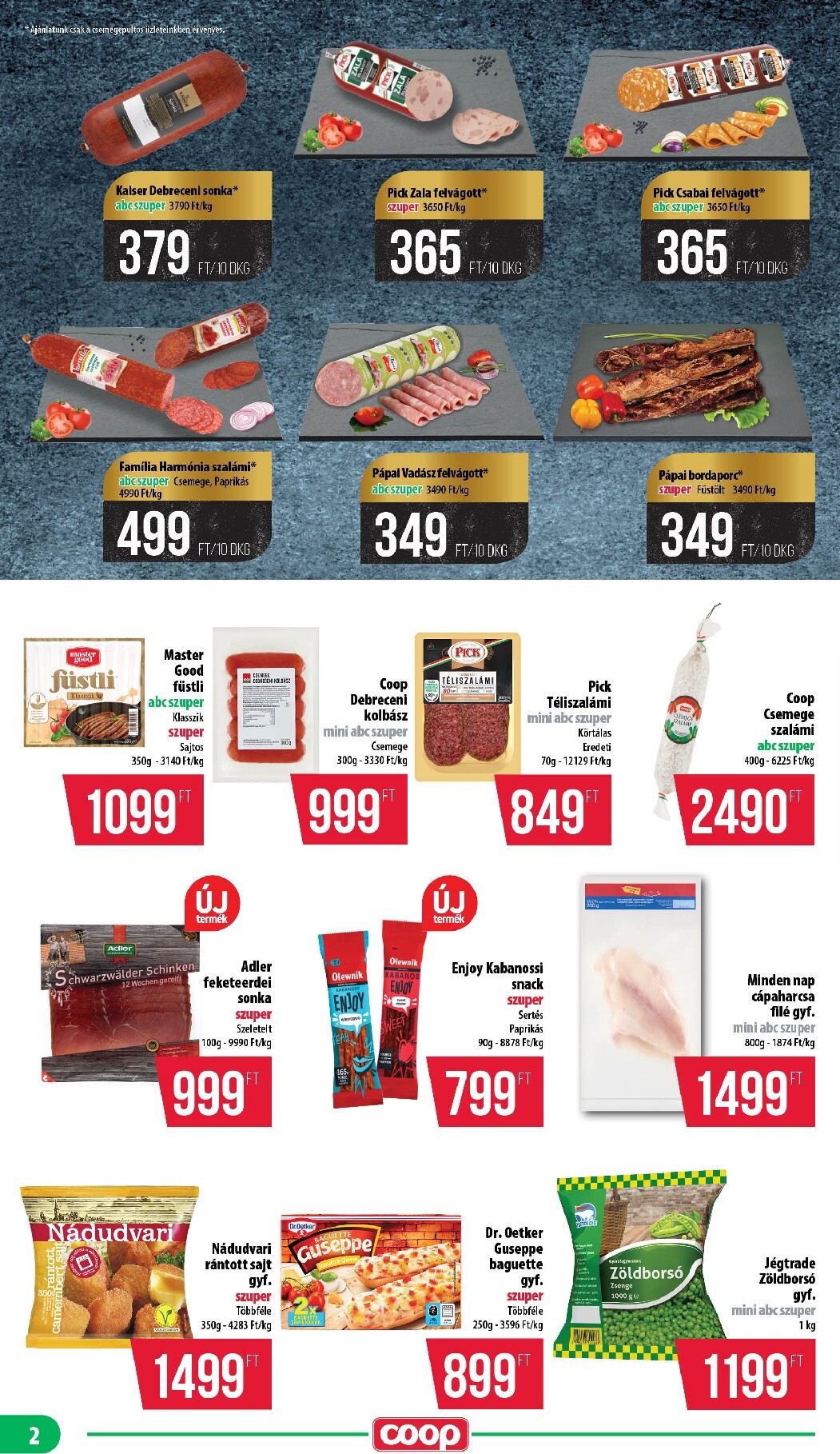 coop - A jövőbeli Coop - Mecsek akciós újság csütörtöktől 2026.07.23.-tól szerdától 2026.07.29.-ig érvényes. - page: 2