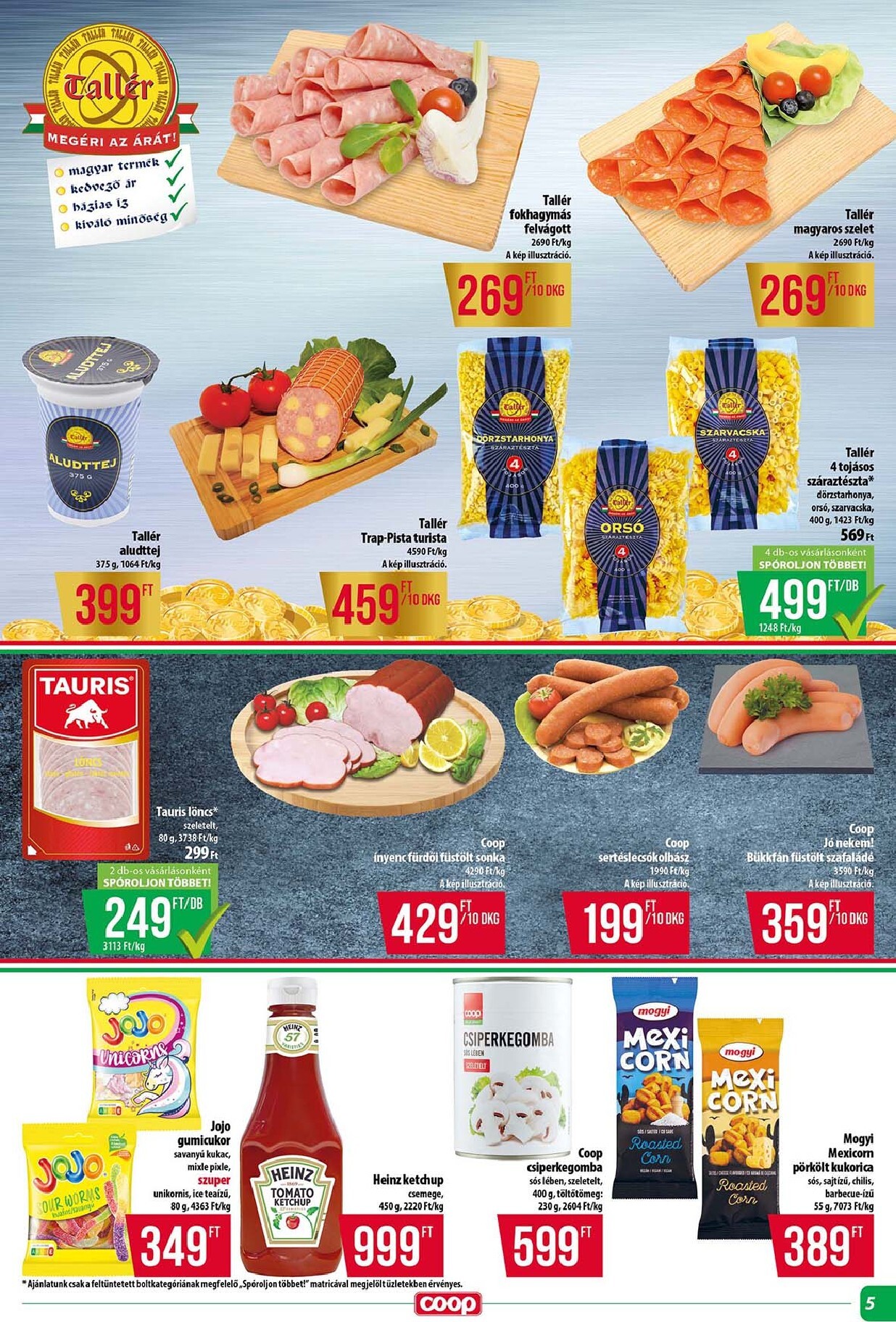 coop - A jövőbeli Coop - Tisza - Abc-Szuper akciós újság csütörtöktől 2026.07.23.-tól szerdától 2026.07.29.-ig érvényes. - page: 5