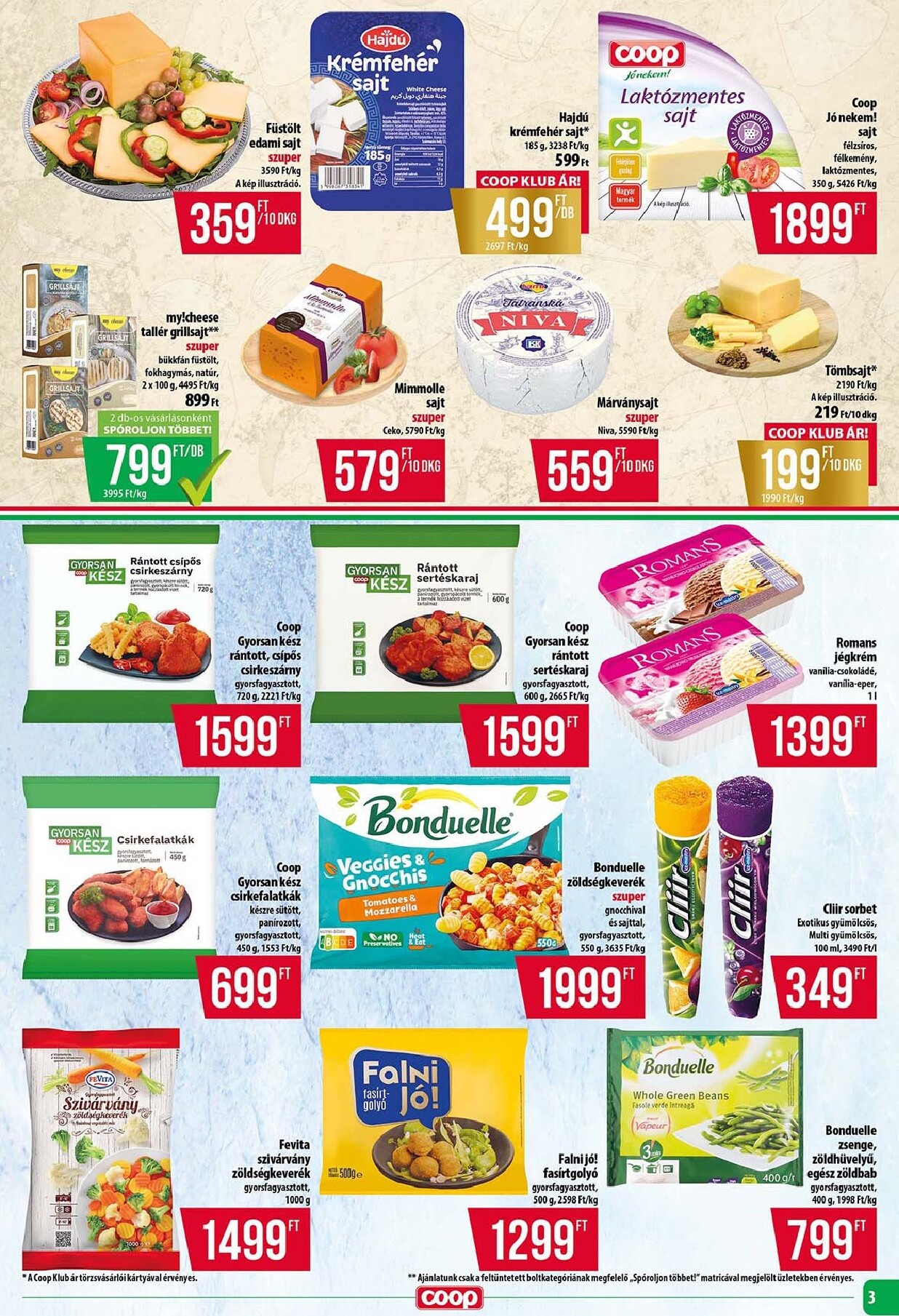 coop - A jövőbeli Coop - Tisza - Abc-Szuper akciós újság csütörtöktől 2026.07.23.-tól szerdától 2026.07.29.-ig érvényes. - page: 3