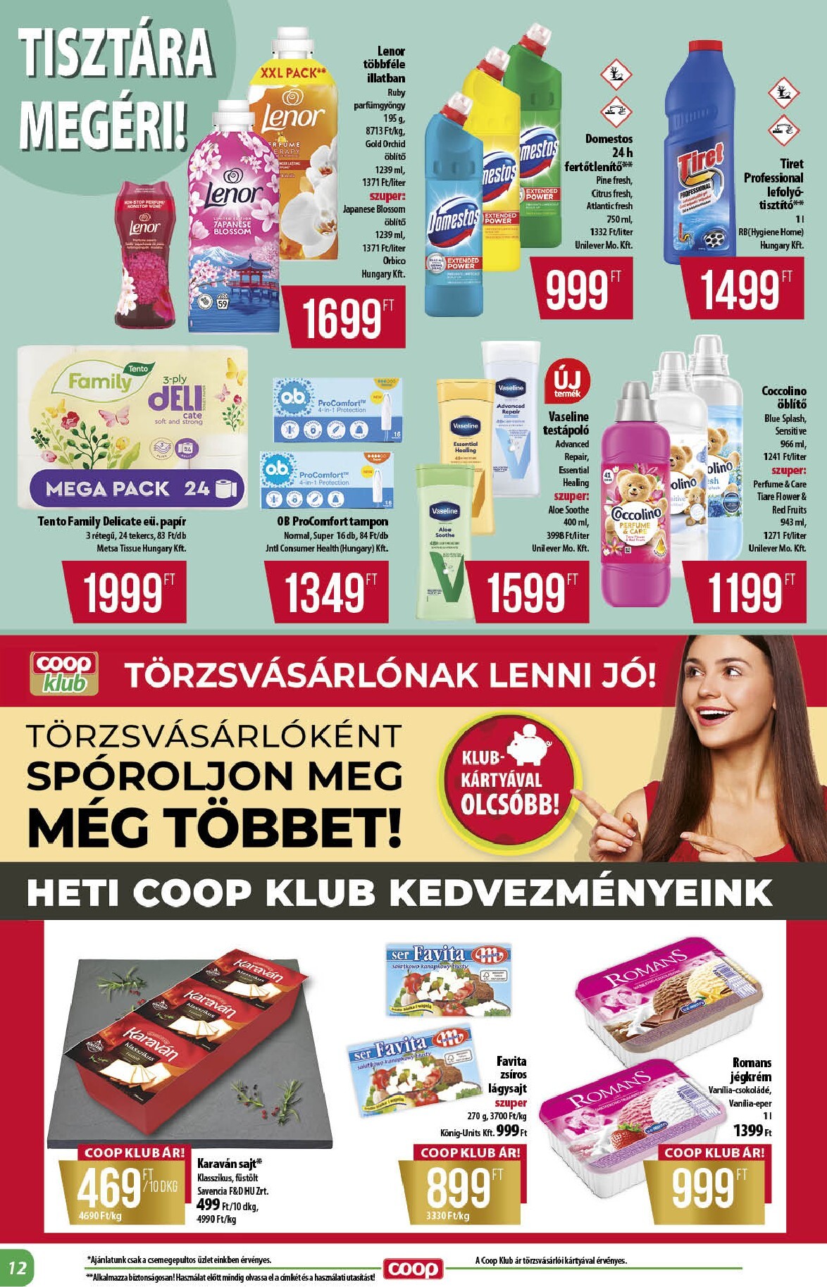 coop - A jövőbeli Coop - Alföld akciós újság csütörtöktől 2026.07.23.-tól szerdától 2026.07.29.-ig érvényes. - page: 12