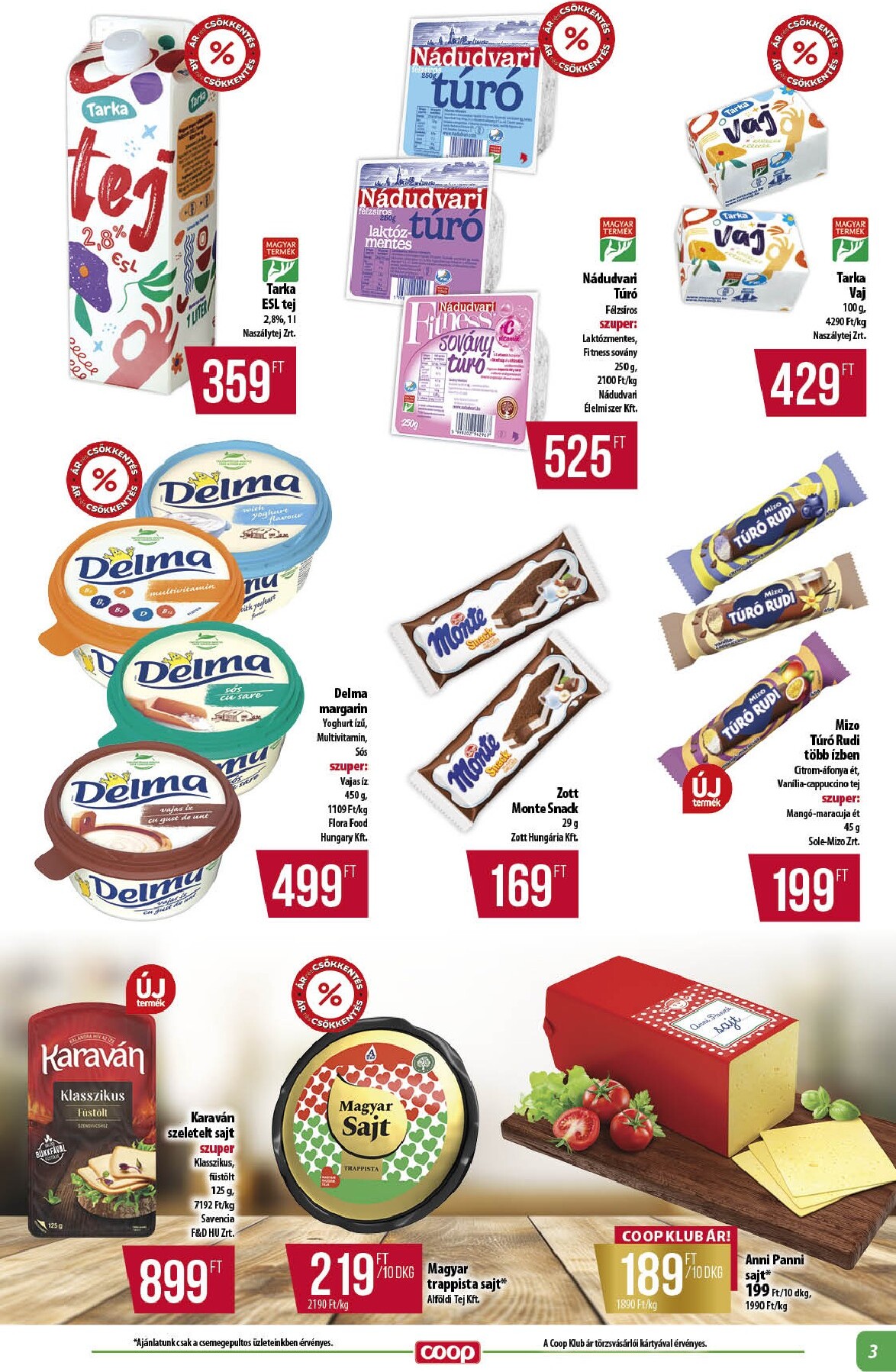 coop - A jövőbeli Coop - Alföld akciós újság csütörtöktől 2026.07.23.-tól szerdától 2026.07.29.-ig érvényes. - page: 3