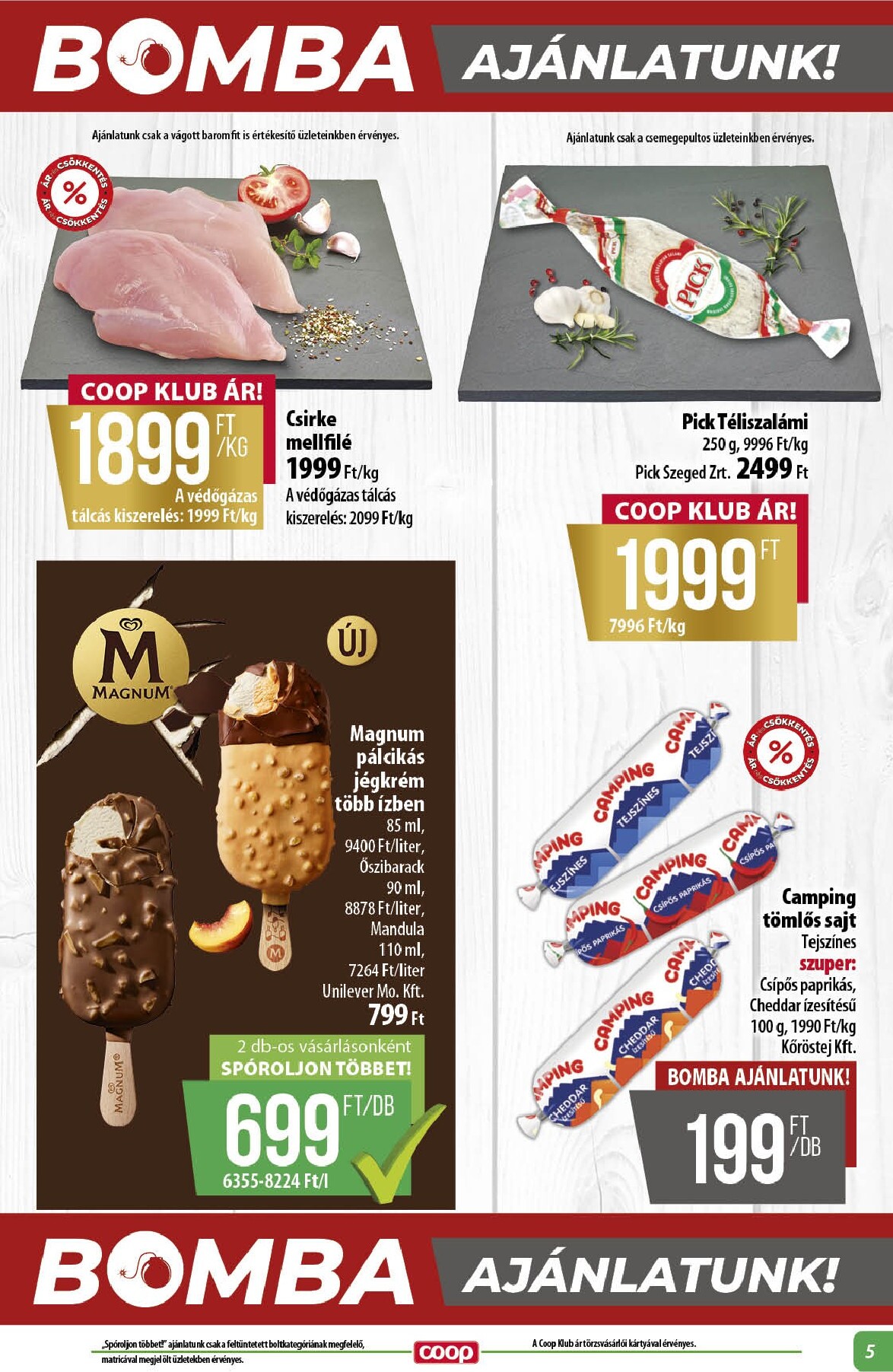 coop - A jövőbeli Coop - Alföld akciós újság csütörtöktől 2026.07.23.-tól szerdától 2026.07.29.-ig érvényes. - page: 5