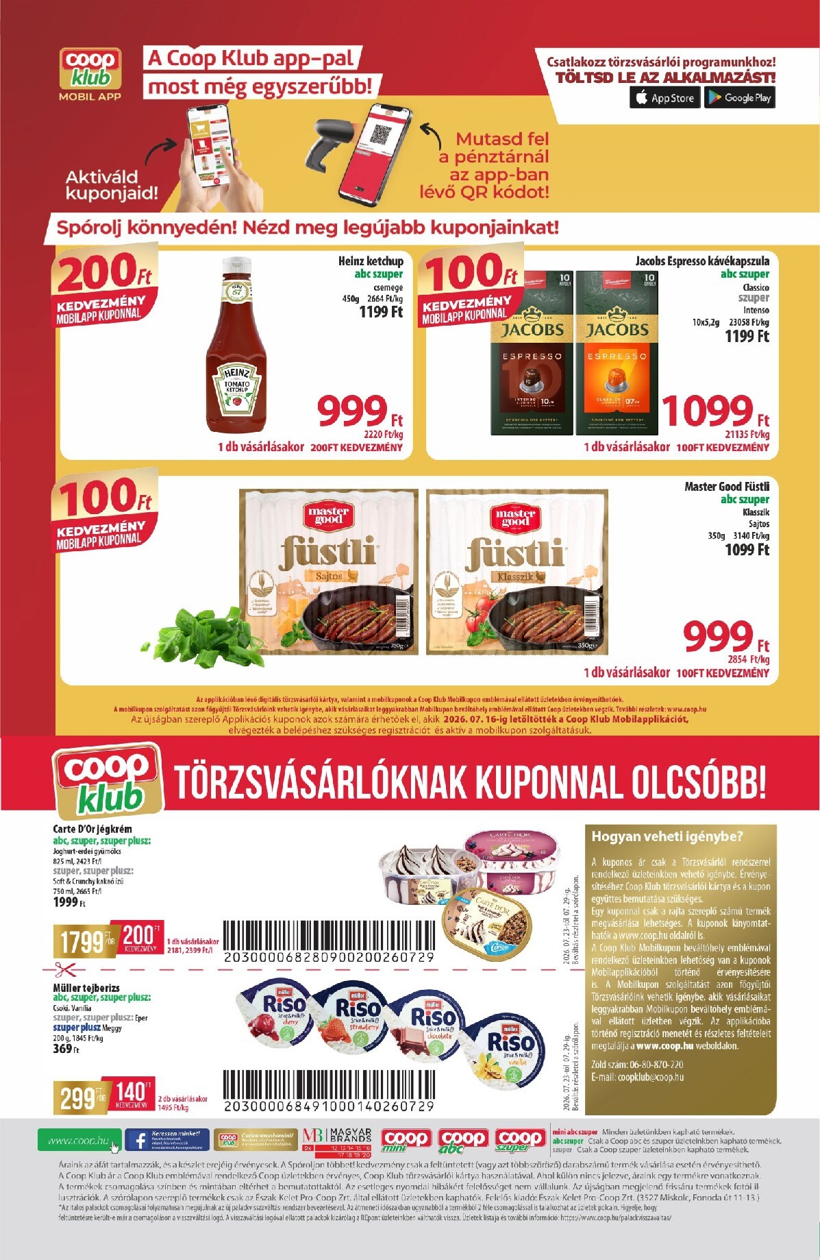 coop - A jövőbeli Coop - Észak-Kelet akciós újság csütörtöktől 2026.07.23.-tól szerdától 2026.07.29.-ig érvényes. - page: 12