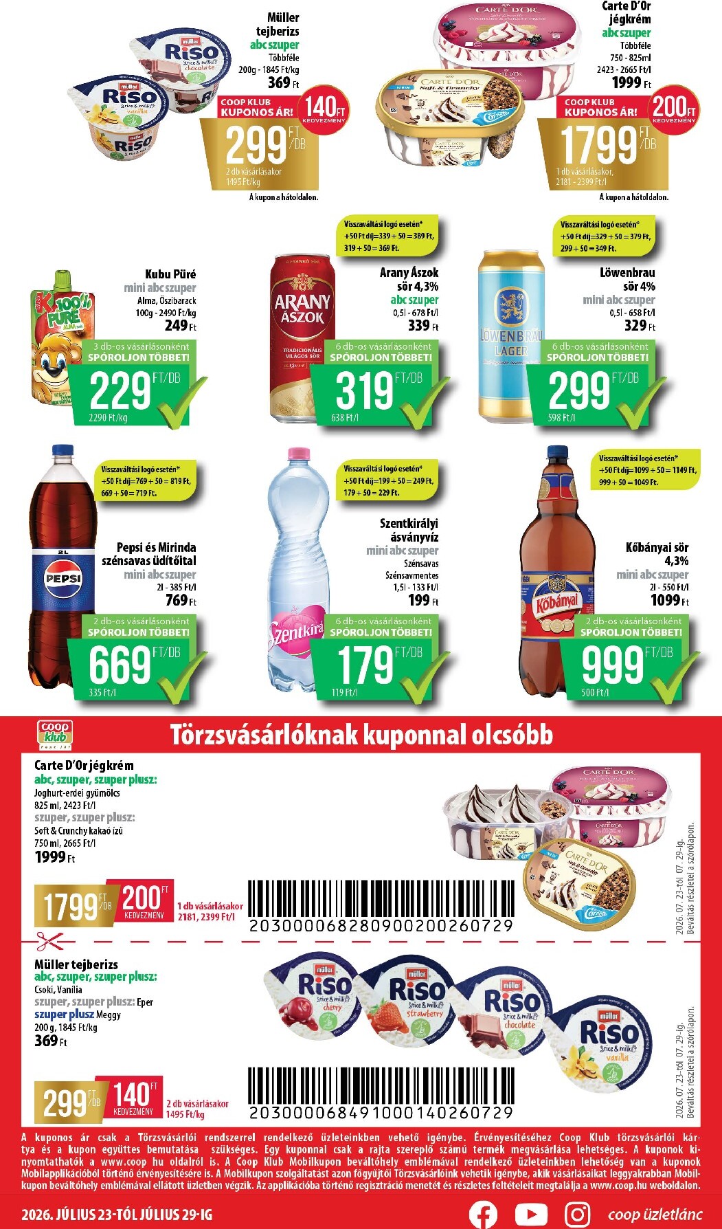 coop - A jövőbeli Coop - Nyírzem/Szabolcs Coop akciós újság csütörtöktől 2026.07.23.-tól szerdától 2026.07.29.-ig érvényes. - page: 8