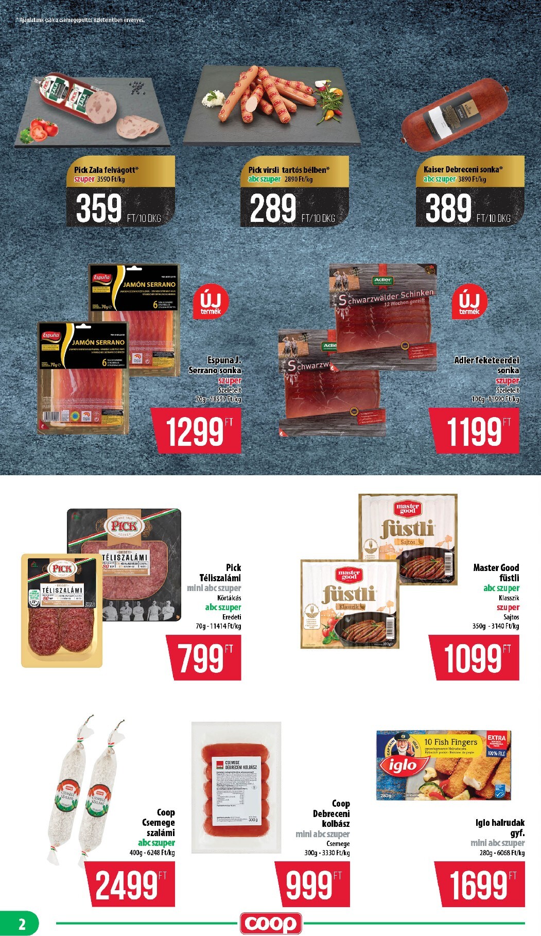 coop - A jövőbeli Coop - Nyírzem/Szabolcs Coop akciós újság csütörtöktől 2026.07.23.-tól szerdától 2026.07.29.-ig érvényes. - page: 2