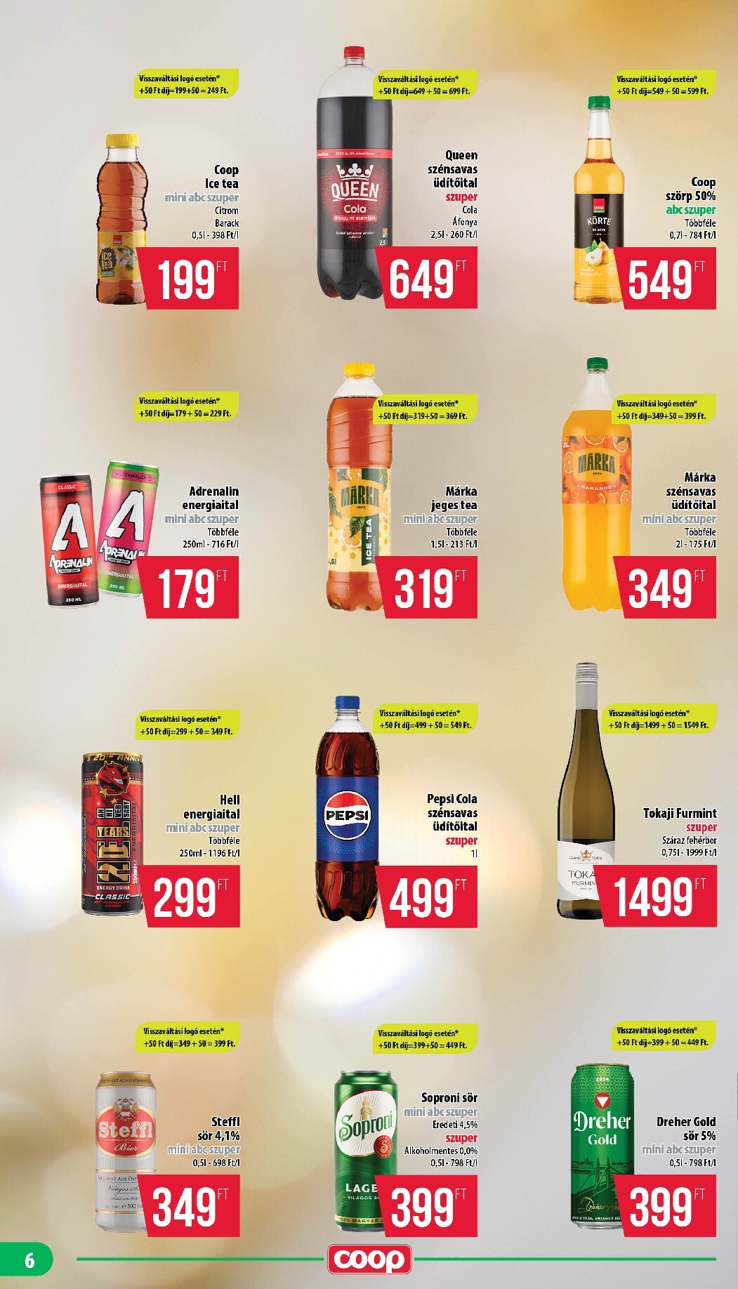 coop - A jövőbeli Coop - Nyírzem/Szabolcs Coop akciós újság csütörtöktől 2026.07.23.-tól szerdától 2026.07.29.-ig érvényes. - page: 6