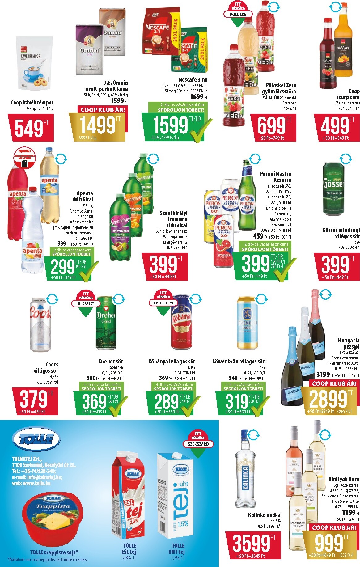 coop - A jövőbeli Coop - Szuper Plusz akciós újság csütörtöktől 2026.07.30.-tól szerdától 2026.08.05.-ig érvényes. - page: 10