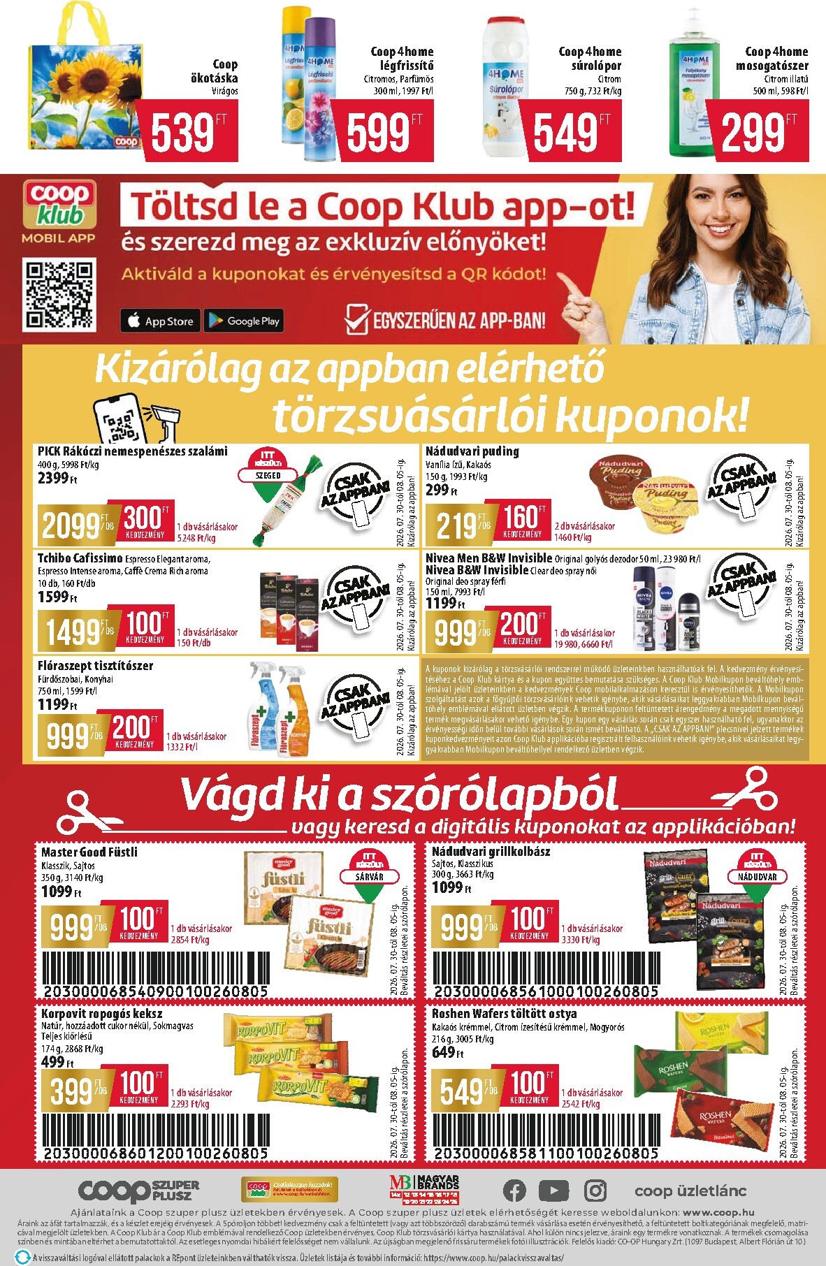 coop - A jövőbeli Coop - Alföld Szuper Plusz akciós újság csütörtöktől 2026.07.30.-tól szerdától 2026.08.05.-ig érvényes. - page: 12