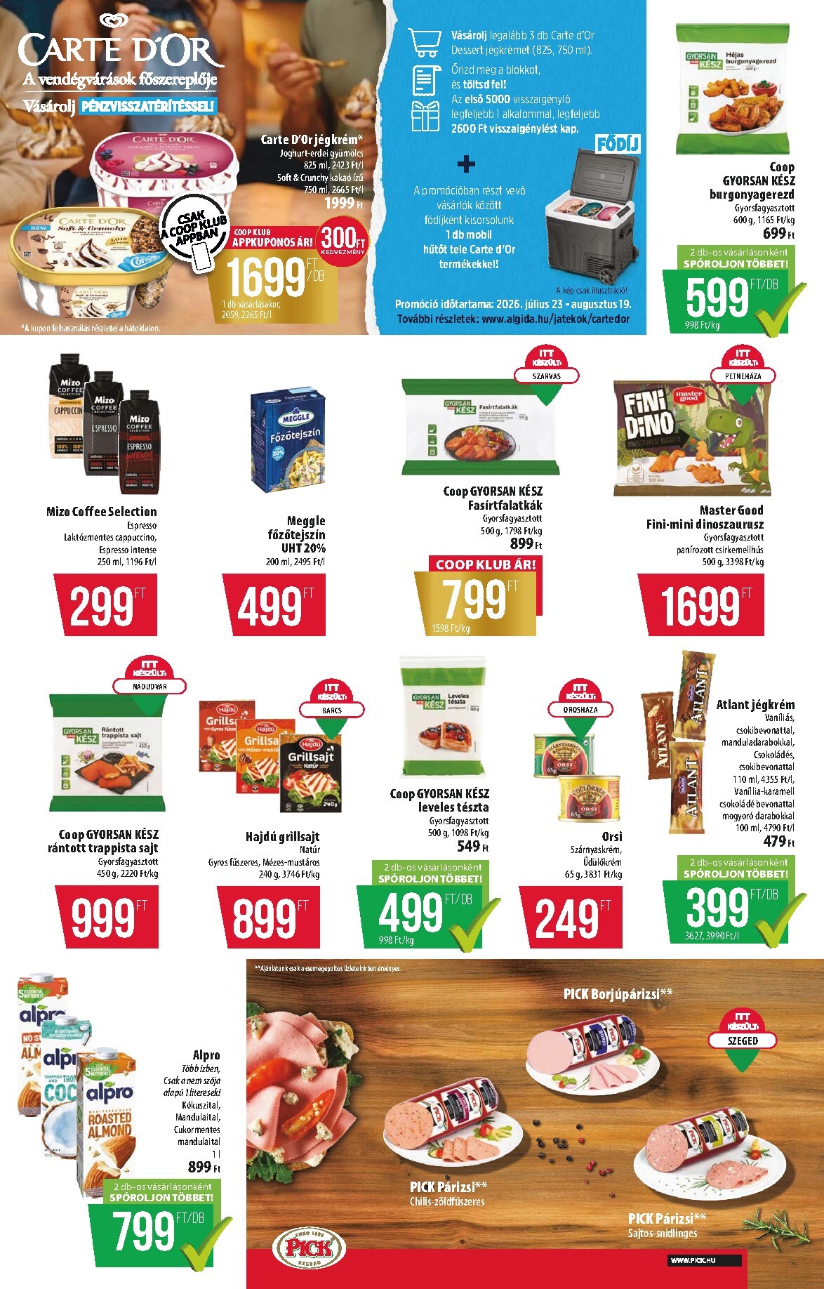 coop - A jövőbeli Coop - Alföld Szuper Plusz akciós újság csütörtöktől 2026.07.30.-tól szerdától 2026.08.05.-ig érvényes. - page: 6