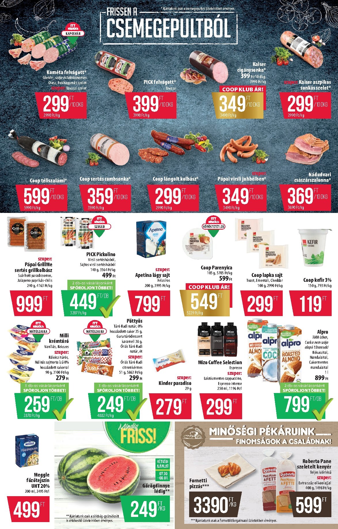 coop - A jövőbeli Coop - Abc Szuper akciós újság csütörtöktől 2026.07.30.-tól szerdától 2026.08.05.-ig érvényes. - page: 2