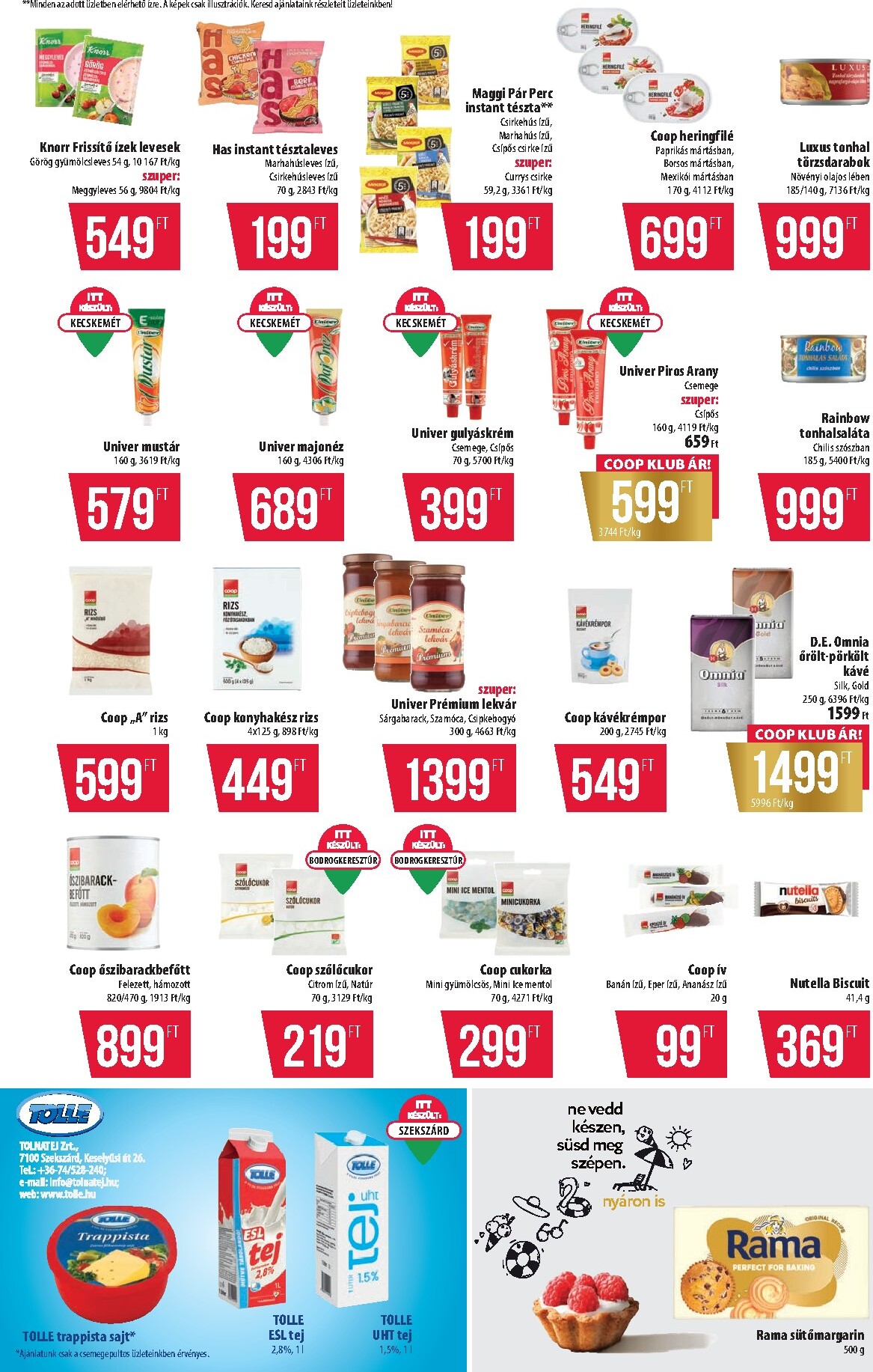 coop - A jövőbeli Coop - Abc Szuper akciós újság csütörtöktől 2026.07.30.-tól szerdától 2026.08.05.-ig érvényes. - page: 6