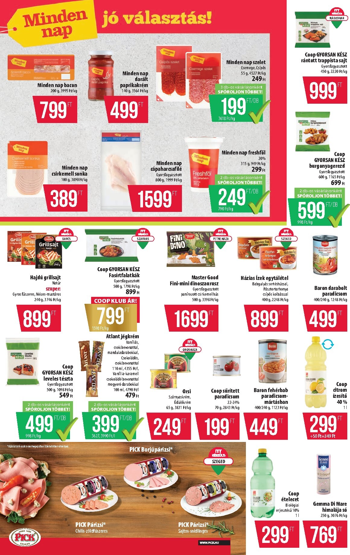 coop - A jövőbeli Coop - Abc Szuper akciós újság csütörtöktől 2026.07.30.-tól szerdától 2026.08.05.-ig érvényes. - page: 4