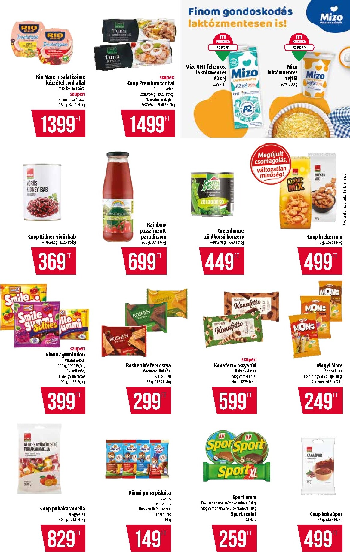 coop - A jövőbeli Coop - Alföld - Abc-Szuper akciós újság csütörtöktől 2026.08.06.-tól szerdától 2026.08.12.-ig érvényes. - page: 7