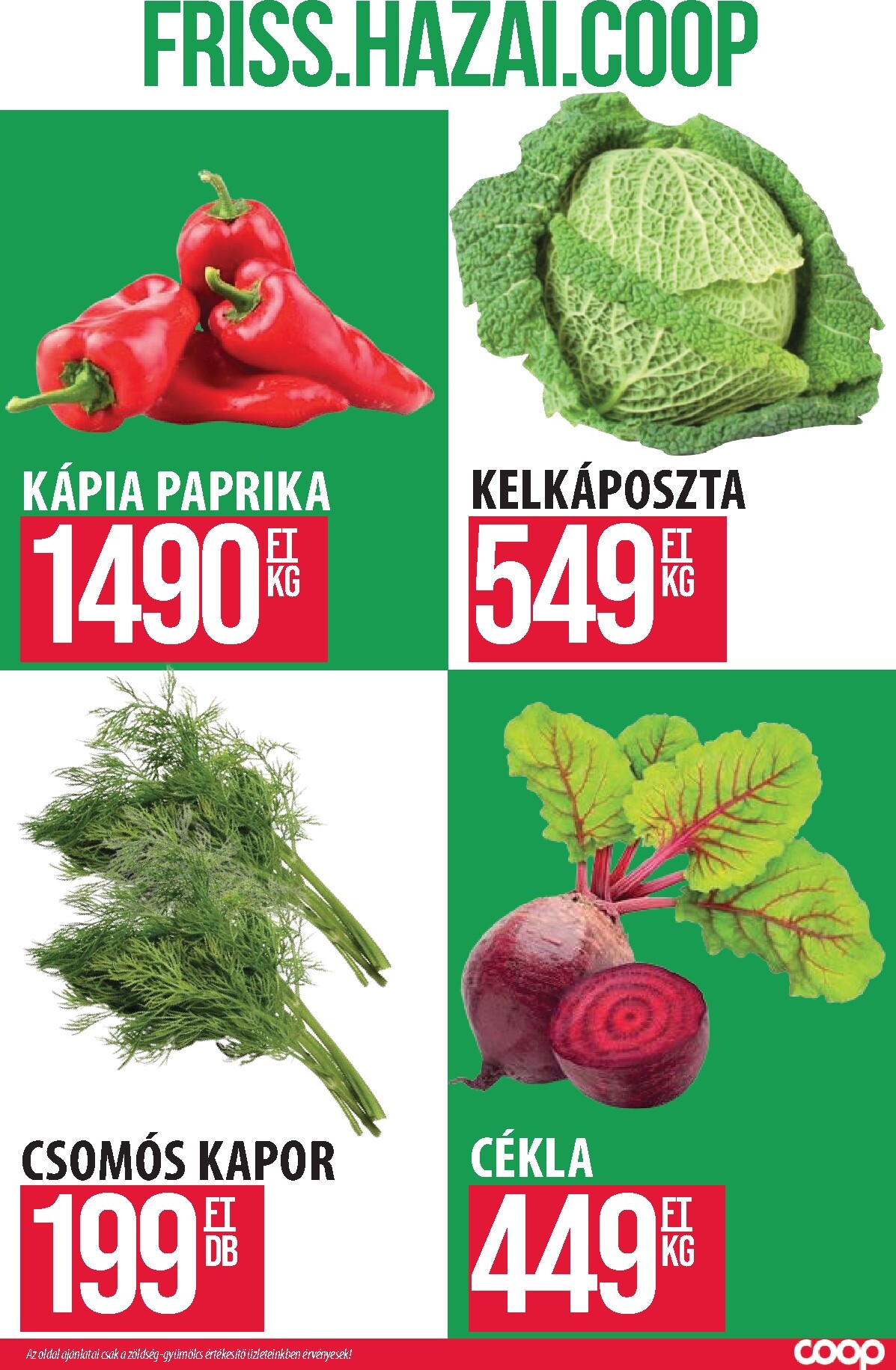 coop - A jövőbeli Coop - Szolnok/Eger és Vidéke akciós újság csütörtöktől 2026.08.06.-tól szerdától 2026.08.12.-ig érvényes. - page: 2