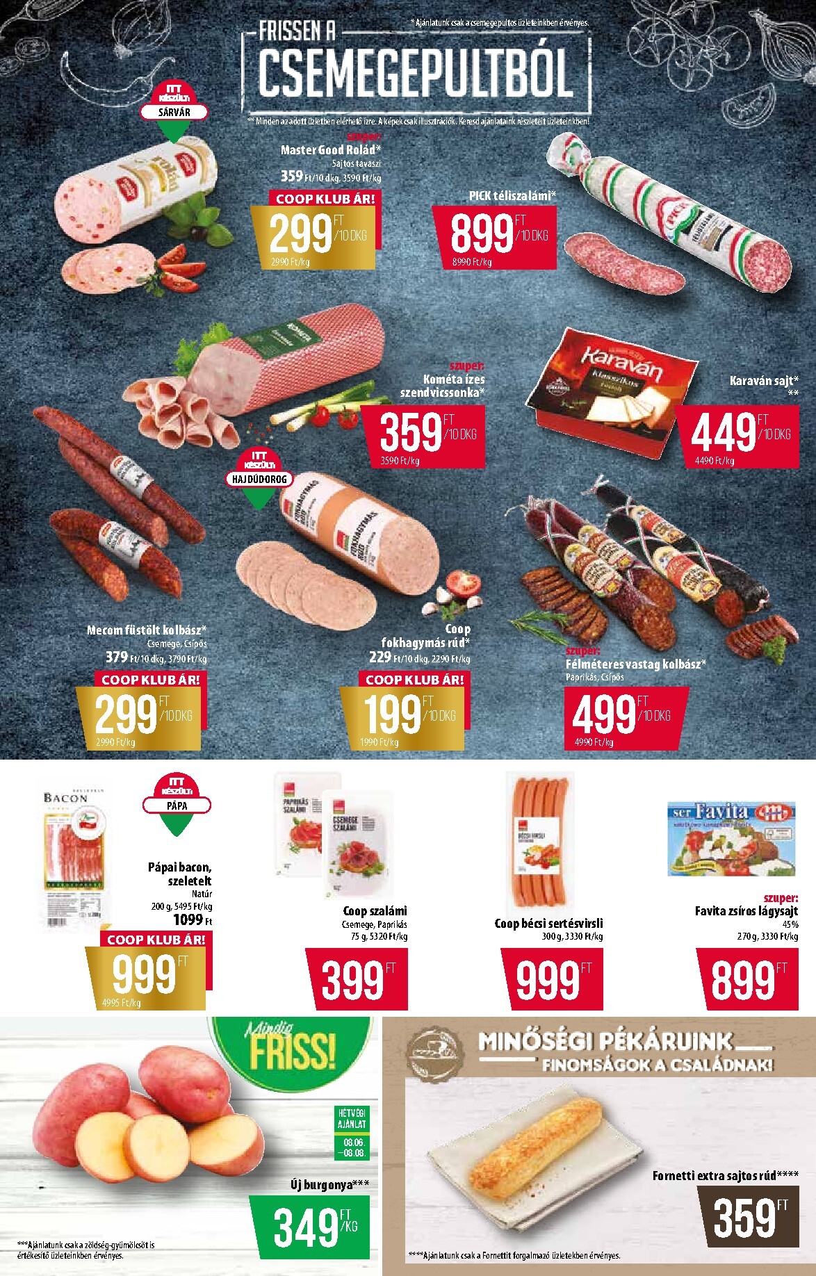 coop - A jövőbeli Coop - Abc-Szuper akciós újság csütörtöktől 2026.08.06.-tól szerdától 2026.08.12.-ig érvényes. - page: 2