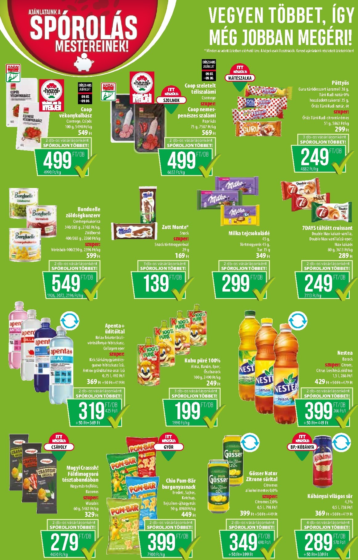 coop - A jövőbeli Coop - Abc-Szuper akciós újság csütörtöktől 2026.09.03.-tól szerdától 2026.09.09.-ig érvényes. - page: 6