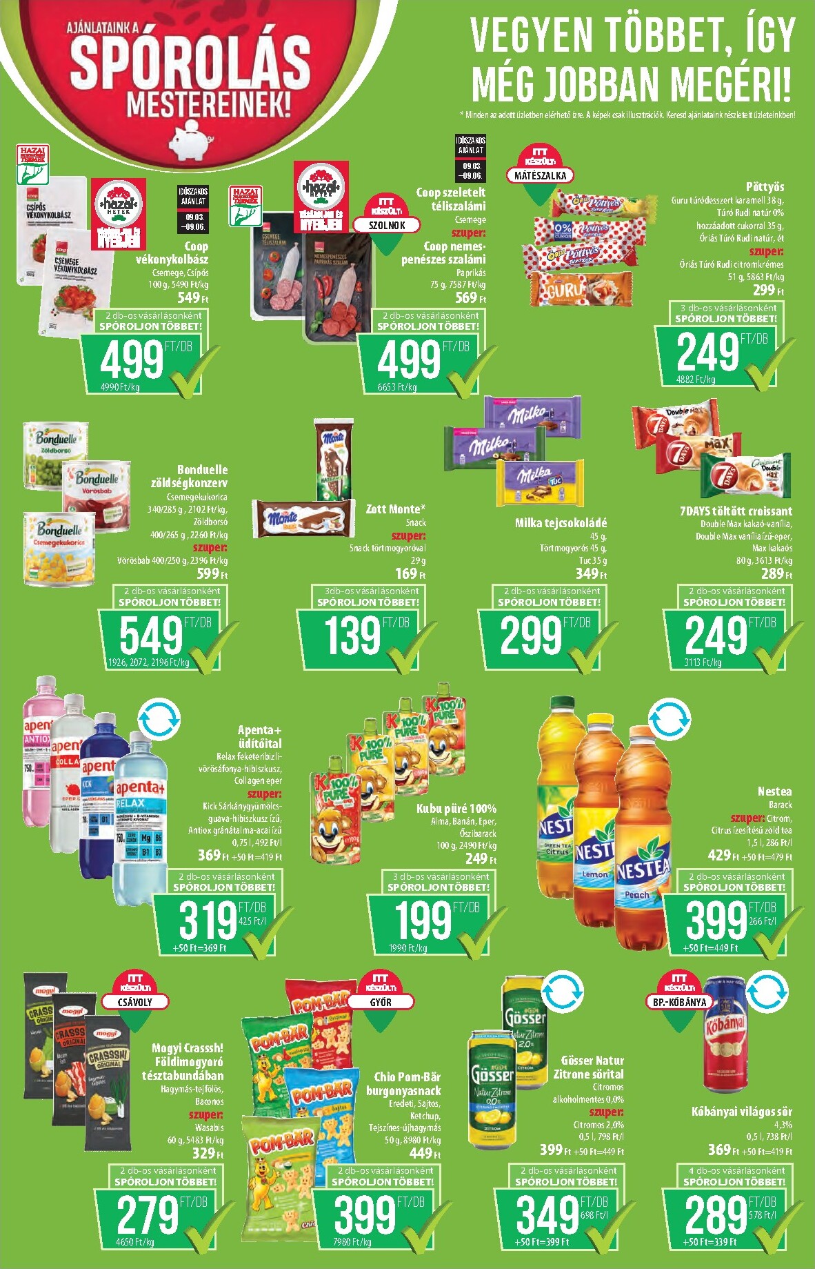 coop - A jövőbeli Coop - Tisza - Abc-Szuper akciós újság csütörtöktől 2026.09.03.-tól szerdától 2026.09.09.-ig érvényes. - page: 6