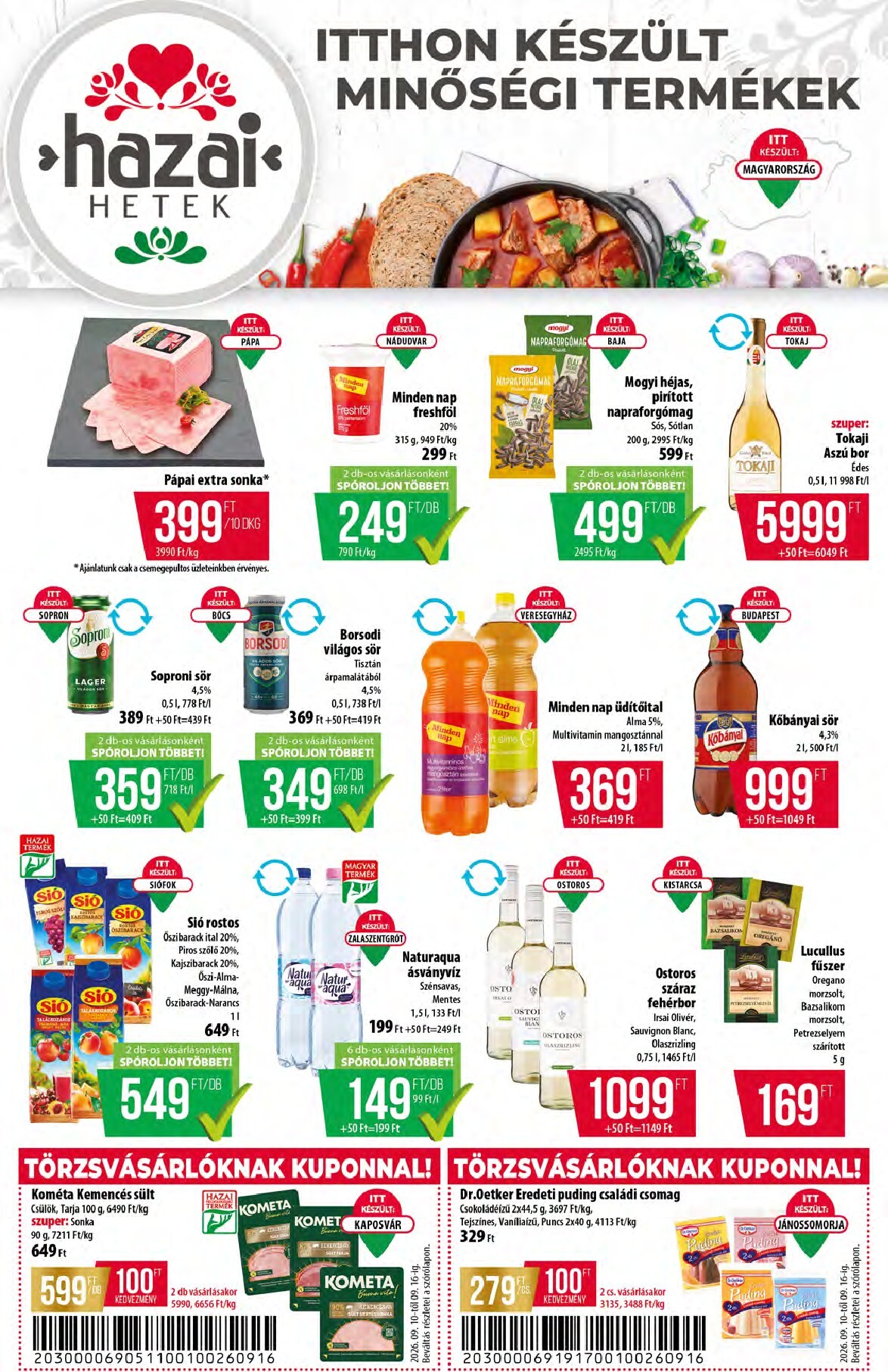 coop - A jövőbeli Coop - Tisza - Abc-Szuper akciós újság csütörtöktől 2026.09.10.-tól szerdától 2026.09.16.-ig érvényes. - page: 4