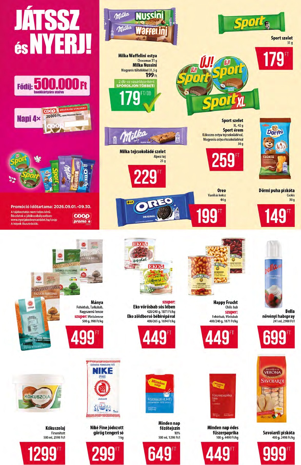 coop - A jövőbeli Coop - Abc-Szuper akciós újság csütörtöktől 2026.09.10.-tól szerdától 2026.09.16.-ig érvényes. - page: 9