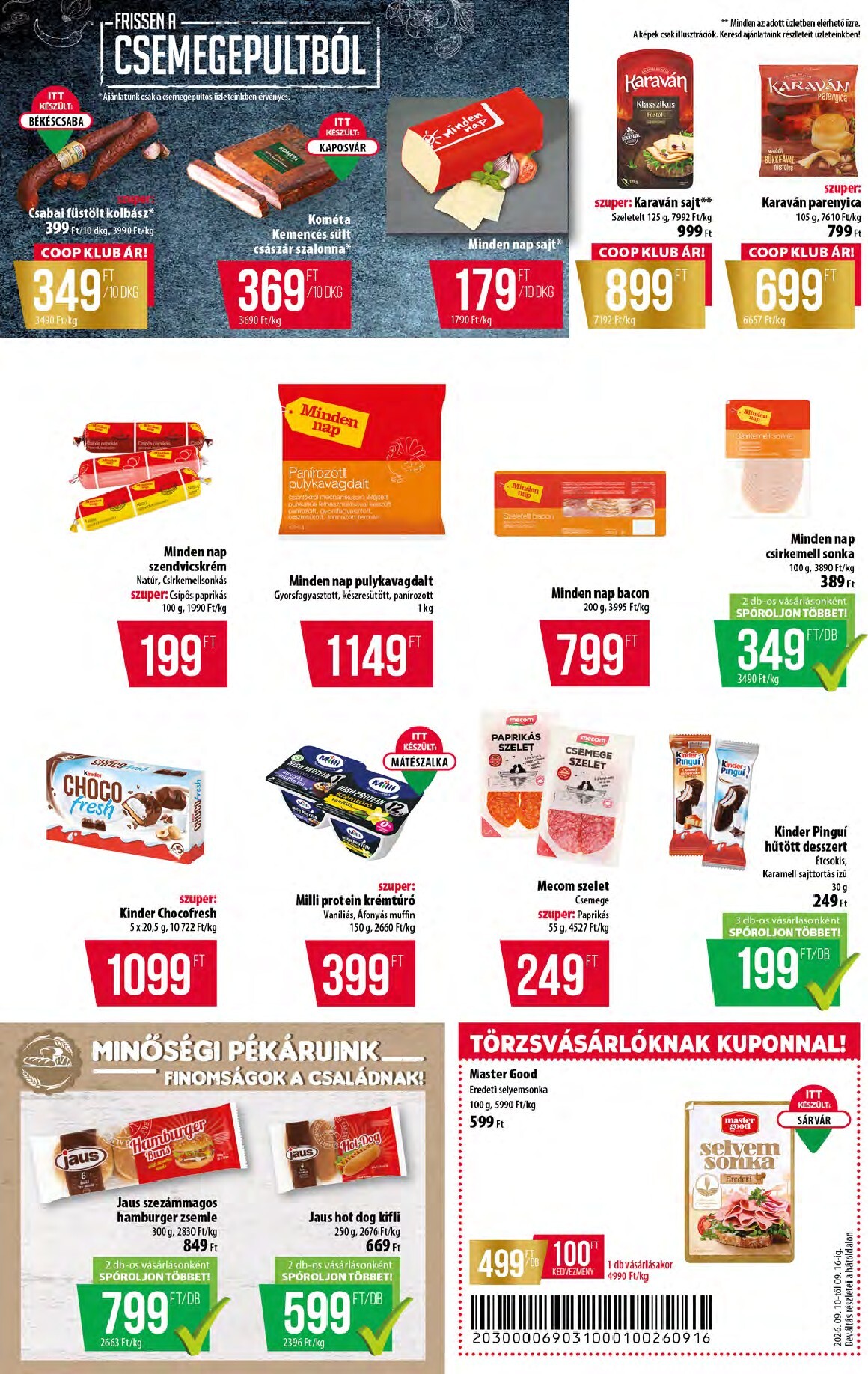 coop - A jövőbeli Coop - Abc-Szuper akciós újság csütörtöktől 2026.09.10.-tól szerdától 2026.09.16.-ig érvényes. - page: 2