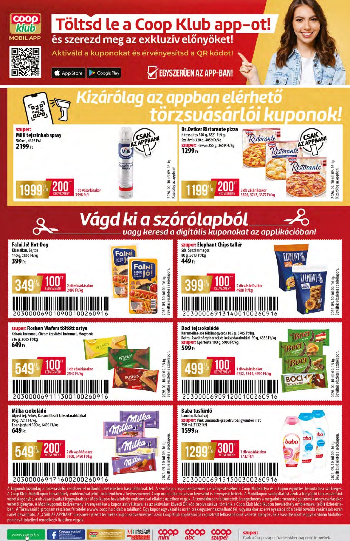 coop - A jövőbeli Coop - Alföld - Abc-Szuper akciós újság csütörtöktől 2026.09.10.-tól szerdától 2026.09.16.-ig érvényes. - page: 12