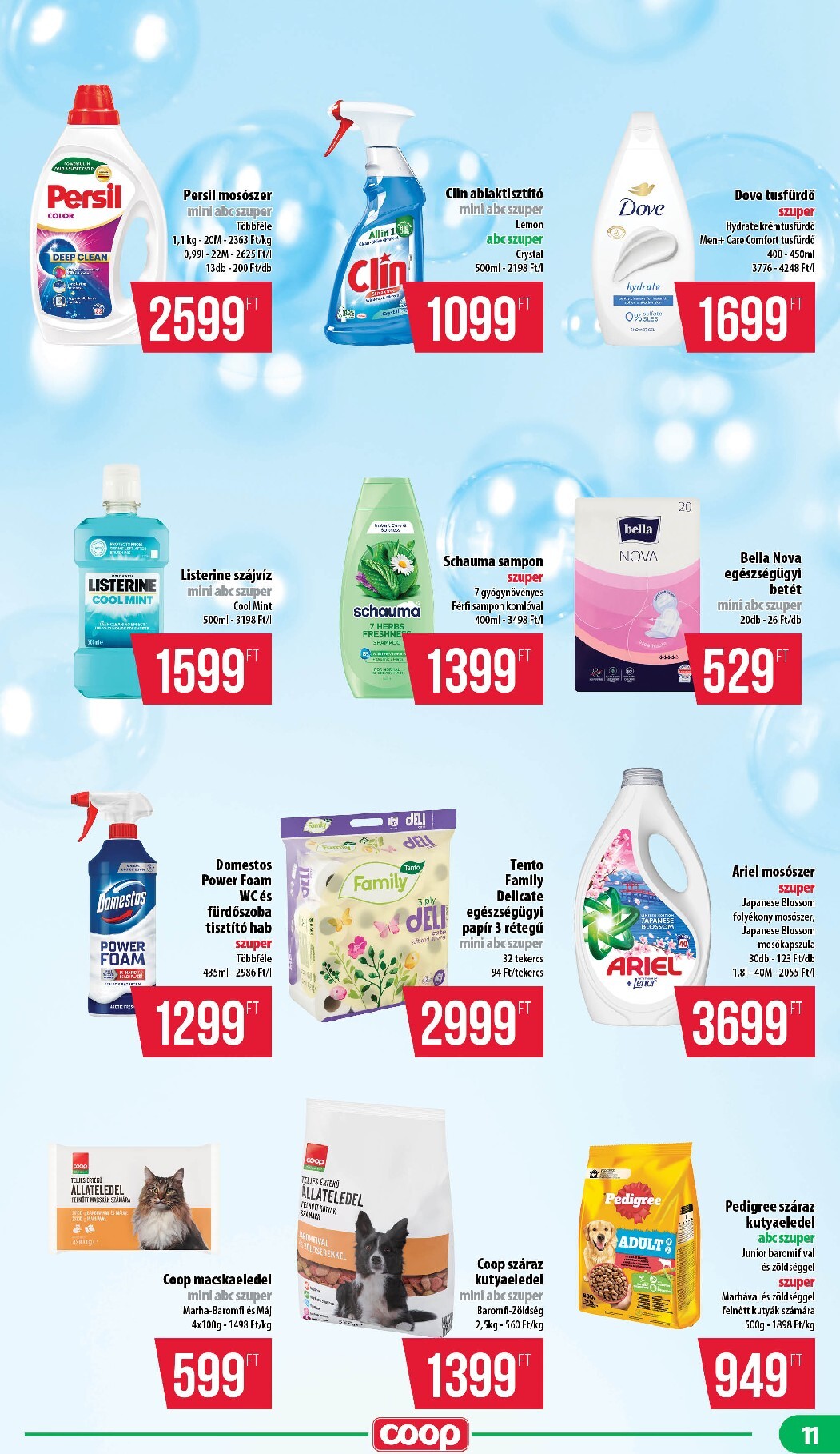 coop - A jövőbeli Coop - Mecsek akciós újság csütörtöktől 2026.09.17.-tól szerdától 2026.09.23.-ig érvényes. - page: 11