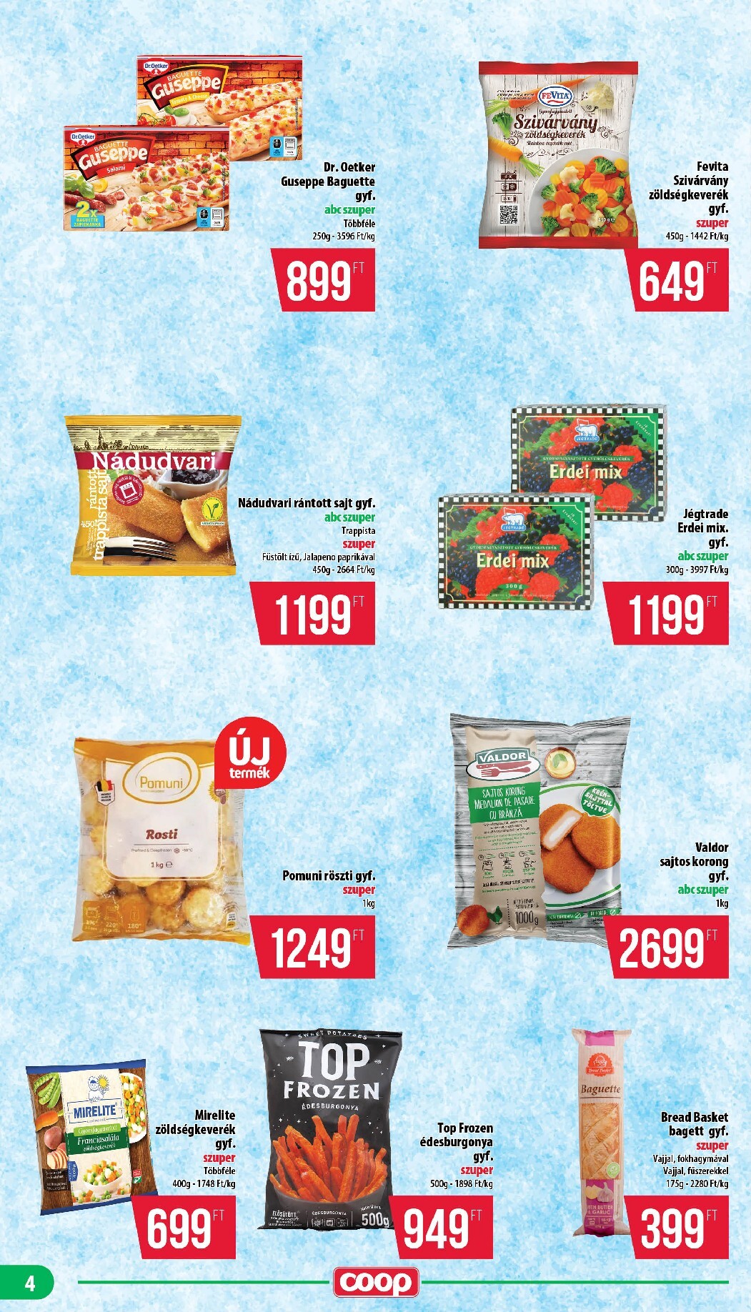 coop - A jövőbeli Coop - Mecsek akciós újság csütörtöktől 2026.09.17.-tól szerdától 2026.09.23.-ig érvényes. - page: 4