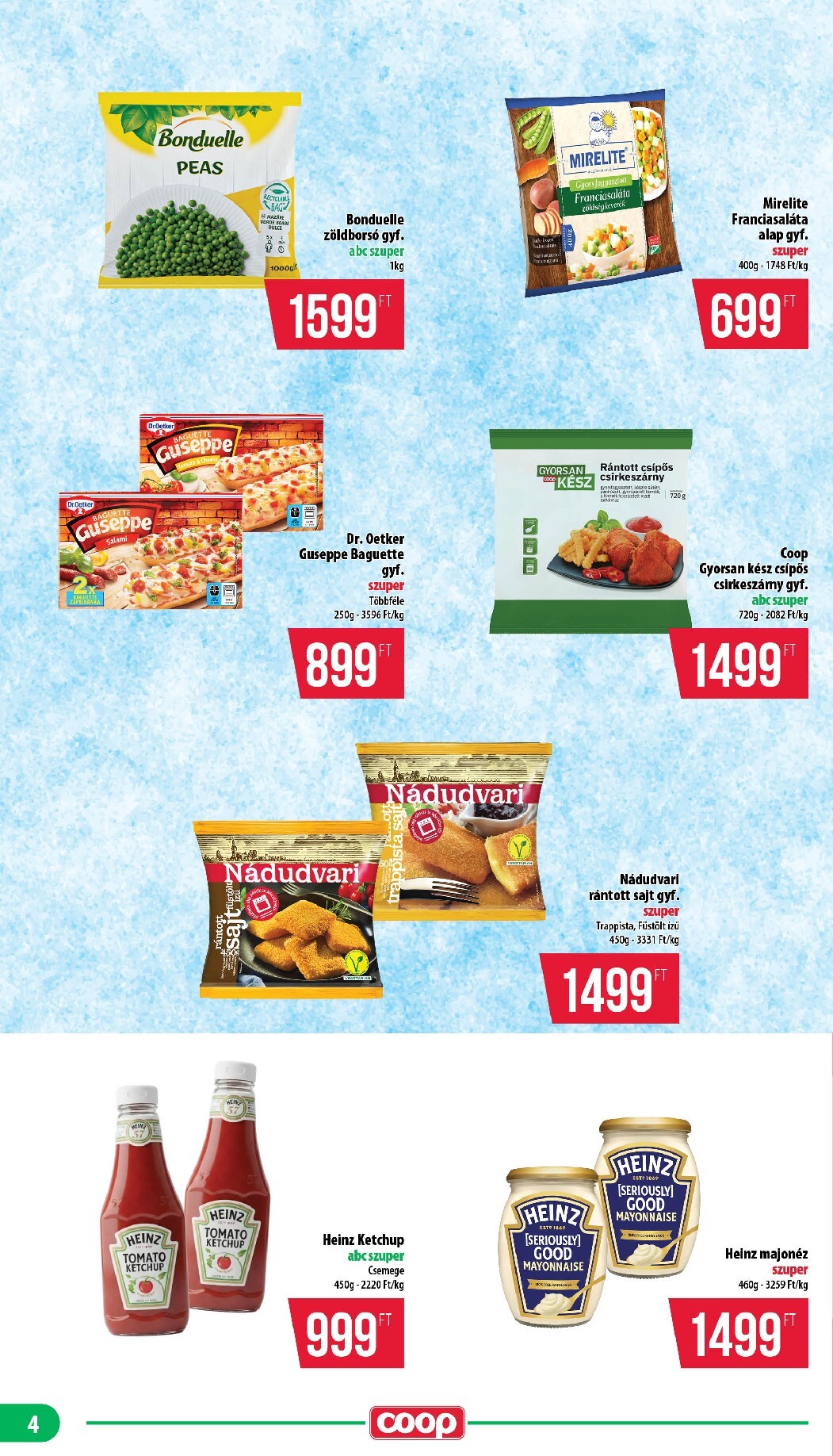 coop - A jövőbeli Coop - Nyírzem/Szabolcs akciós újság csütörtöktől 2026.09.17.-tól szerdától 2026.09.23.-ig érvényes. - page: 4