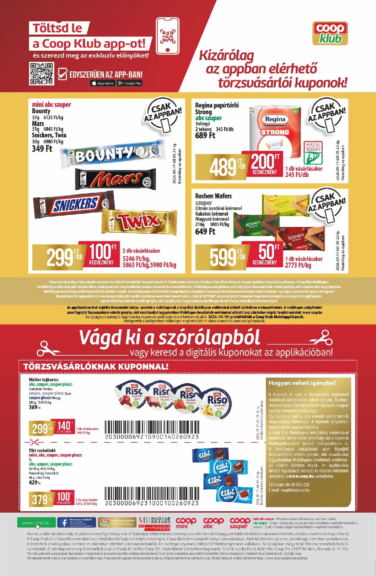 coop - A jövőbeli Coop - Észak-Kelet akciós újság csütörtöktől 2026.09.17.-tól szerdától 2026.09.23.-ig érvényes. - page: 12