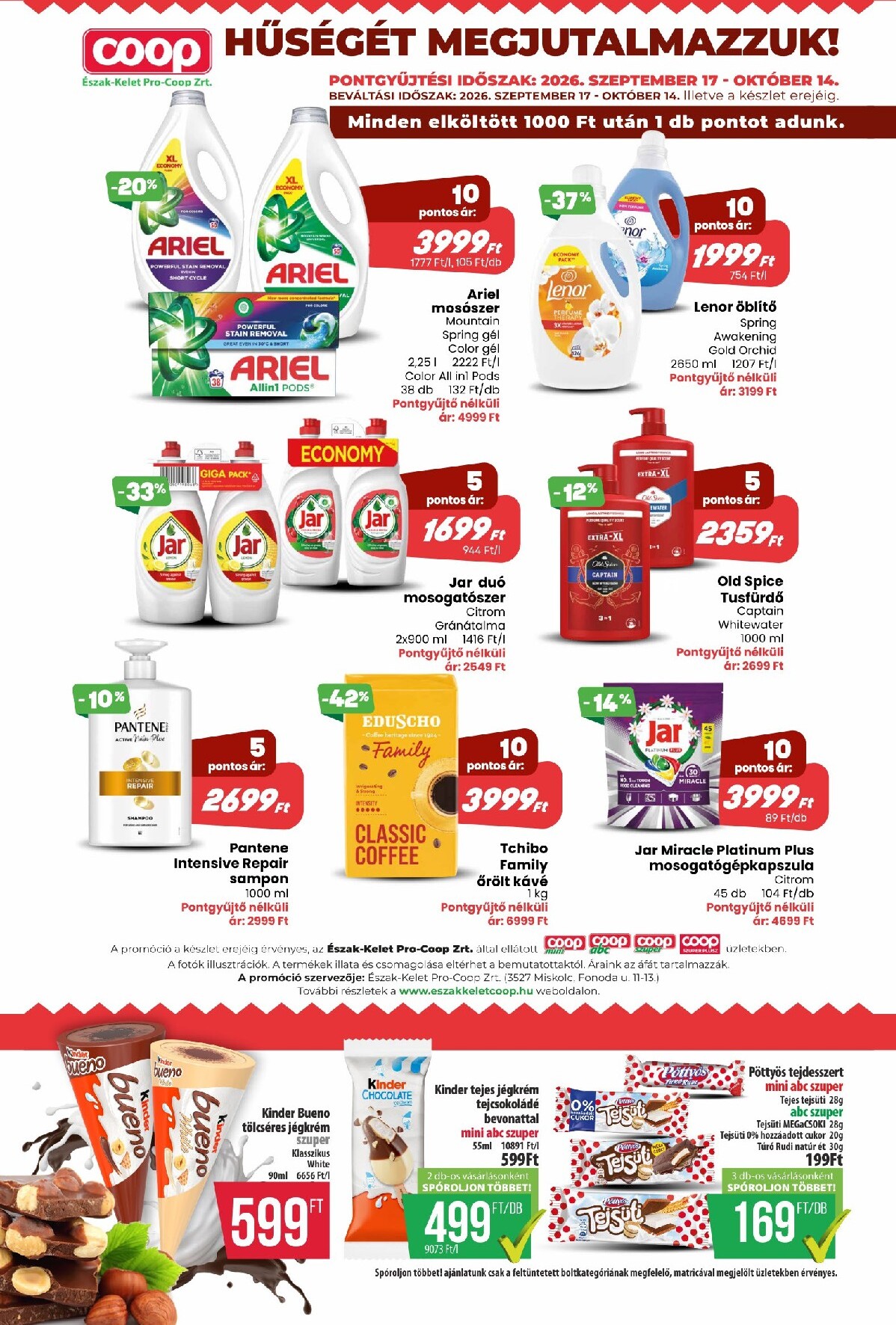 coop - A jövőbeli Coop - Észak-Kelet akciós újság csütörtöktől 2026.09.17.-tól szerdától 2026.09.23.-ig érvényes. - page: 10