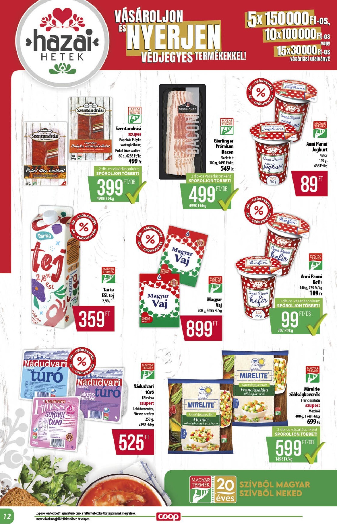 coop - A jövőbeli Coop - Abc Szuper Alföld akciós újság csütörtöktől 2026.09.17.-tól szerdától 2026.09.23.-ig érvényes. - page: 12