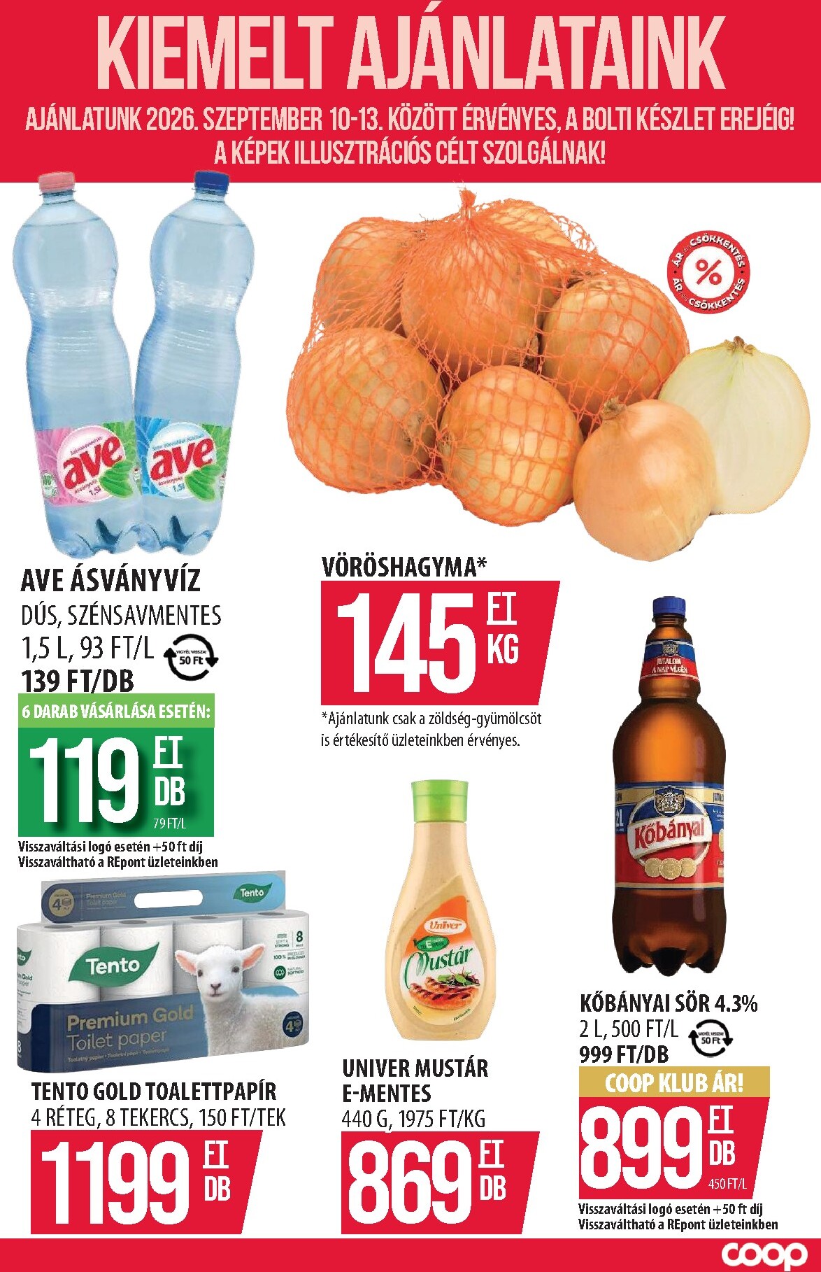 coop - Aktuális Coop - Szolnok/Eger és Vidéke szórólap érvényes csütörtöktől 2026.09.10.-től szerdától 2026.09.16.-ig - page: 4