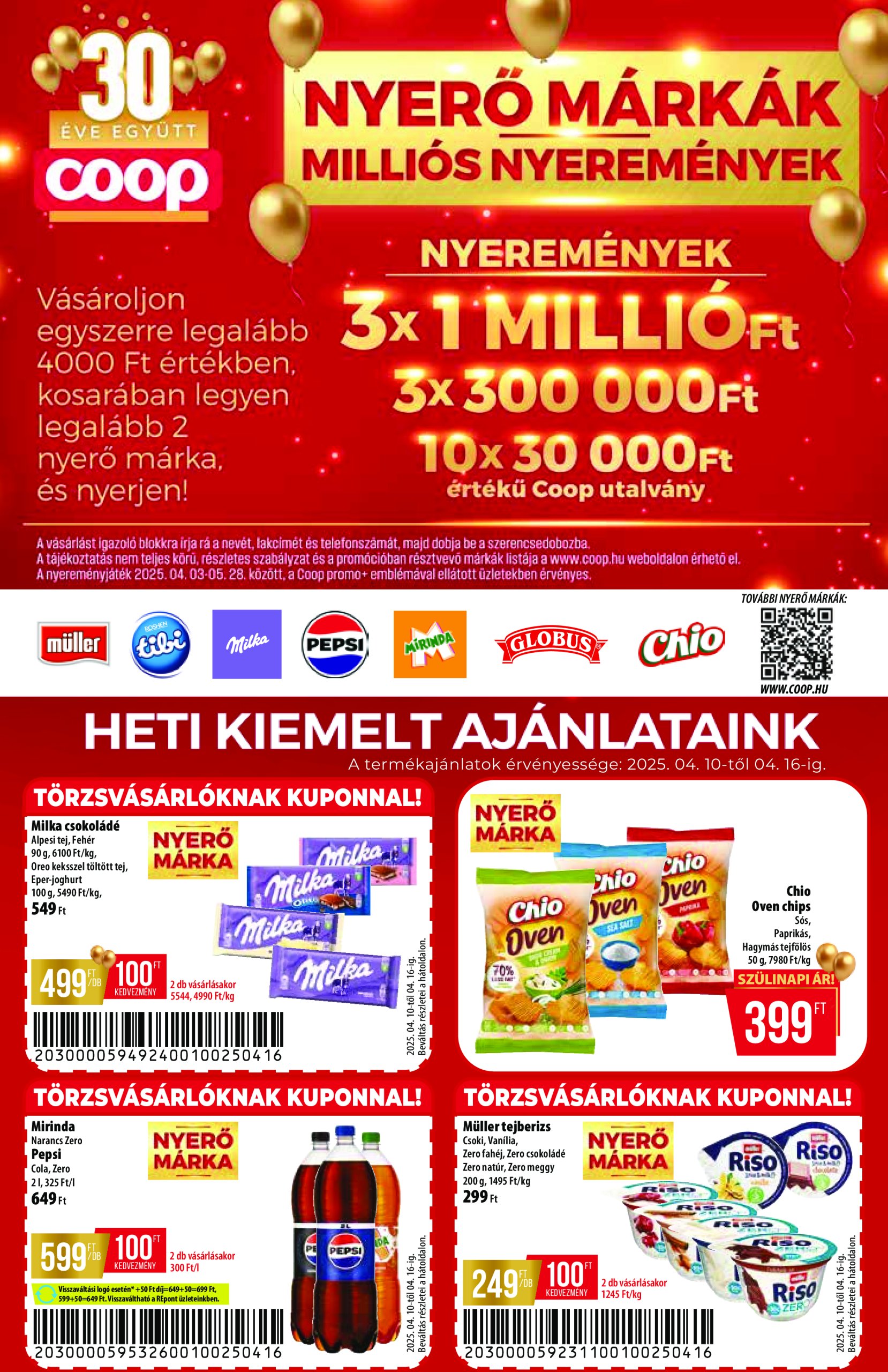 coop - Coop - Szuper Plusz akciós újság, érvényes 04.10. - 04.16. - page: 6