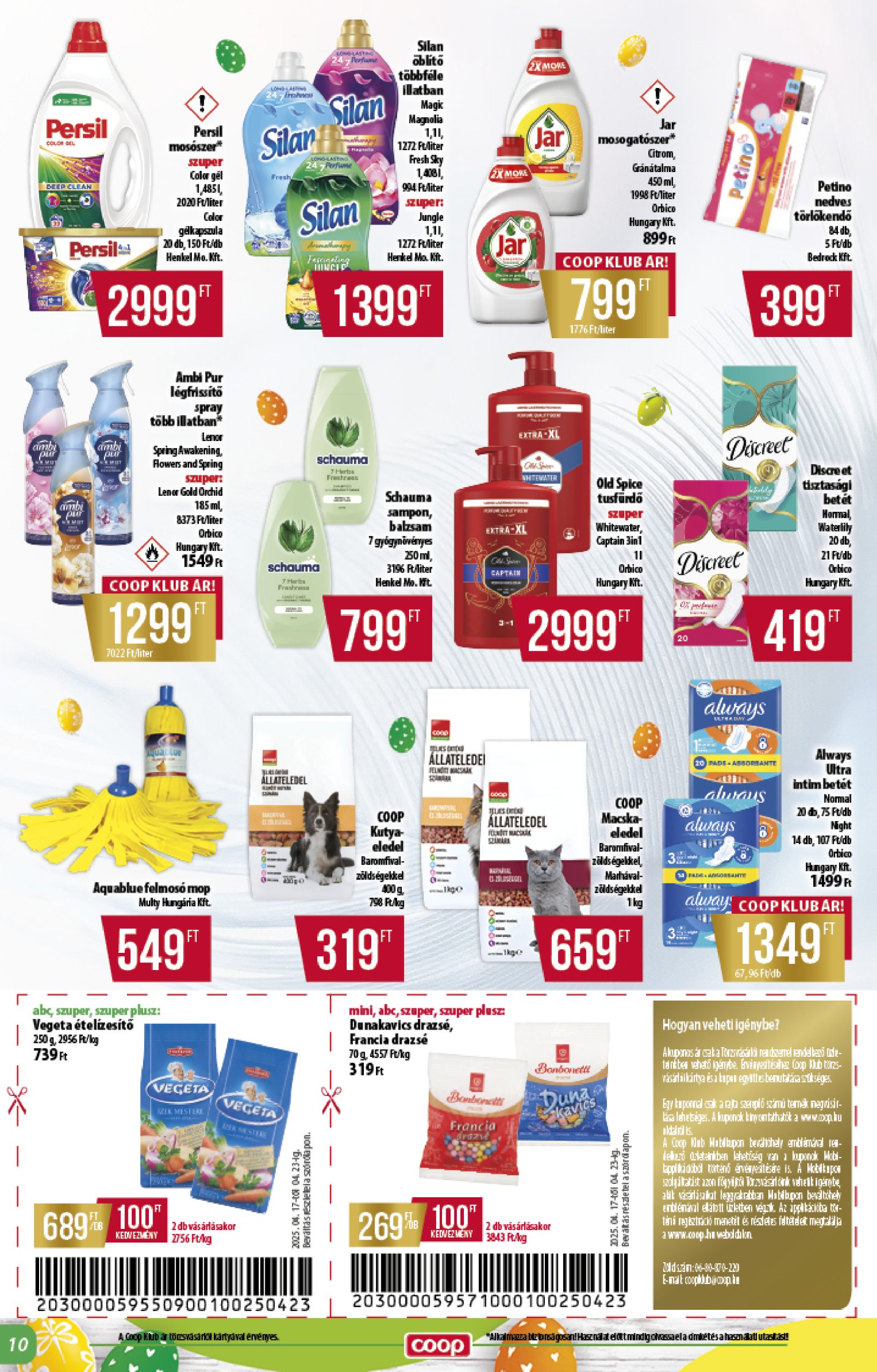 coop - Coop - Alföld akciós újság, érvényes 04.17. - 04.23. - page: 10
