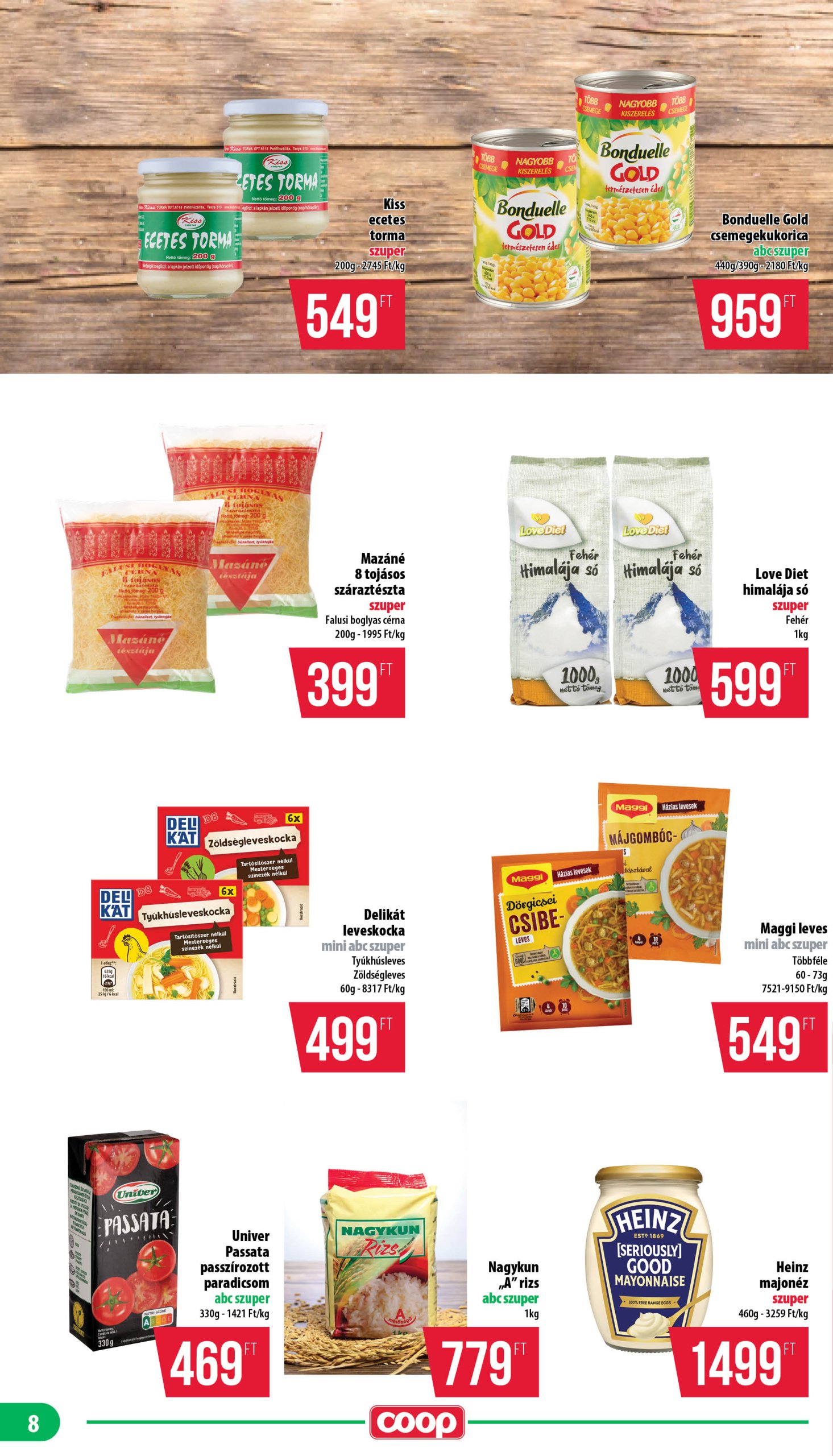 coop - Coop - Mecsek - Mini Abc Szuper akciós újság, érvényes 04.17. - 04.23. - page: 8