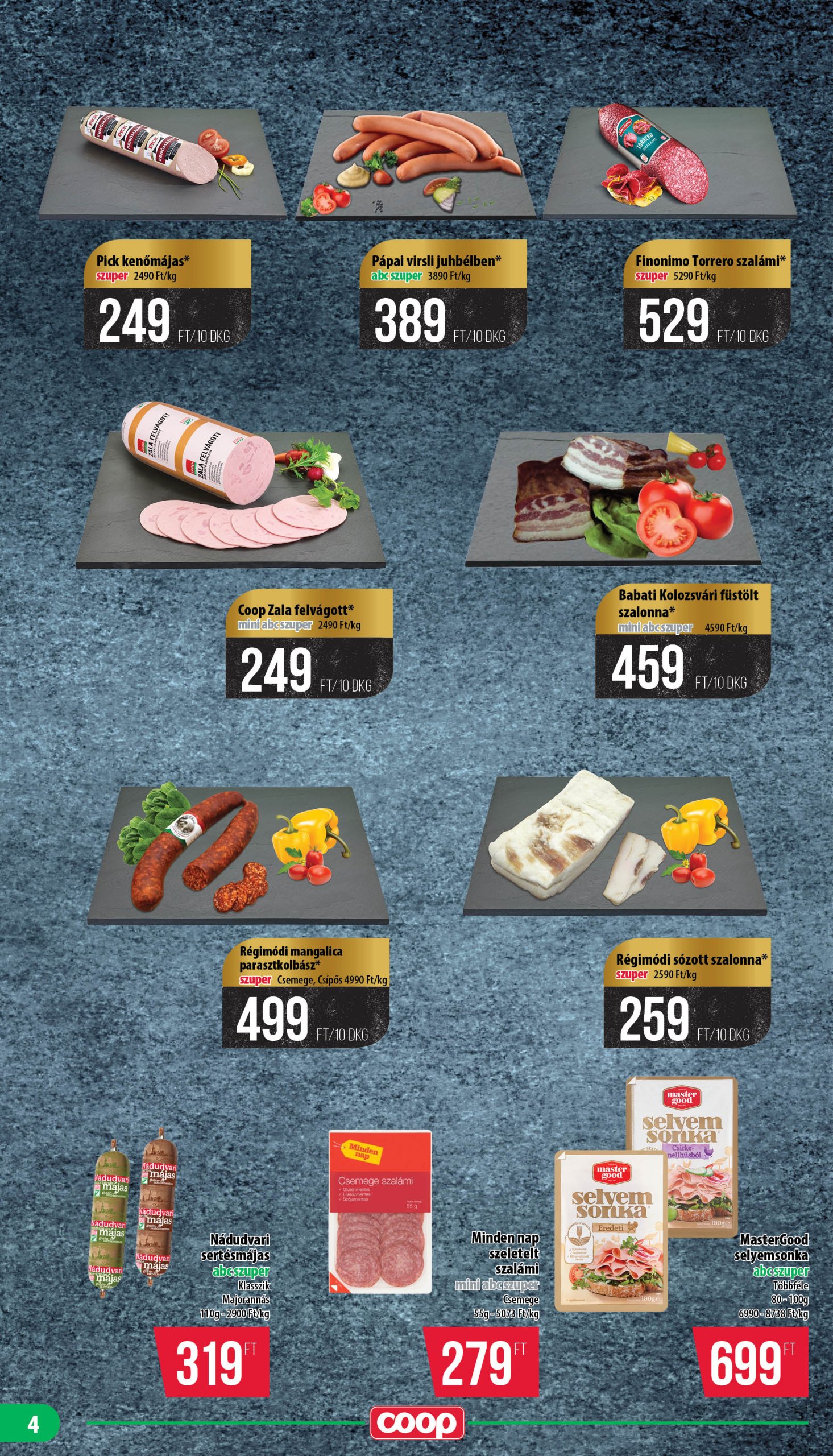 coop - Coop - Mecsek - Mini Abc Szuper akciós újság, érvényes 04.17. - 04.23. - page: 4