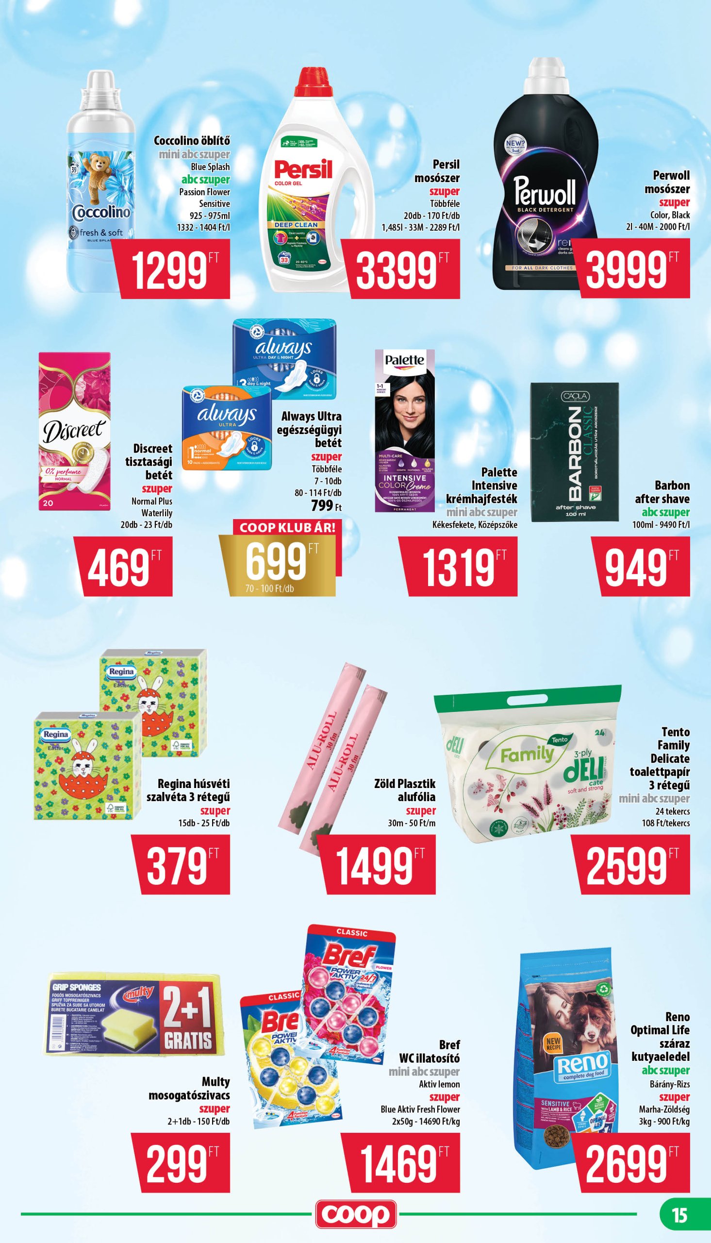 coop - Coop - Mecsek - Mini Abc Szuper akciós újság, érvényes 04.17. - 04.23. - page: 15