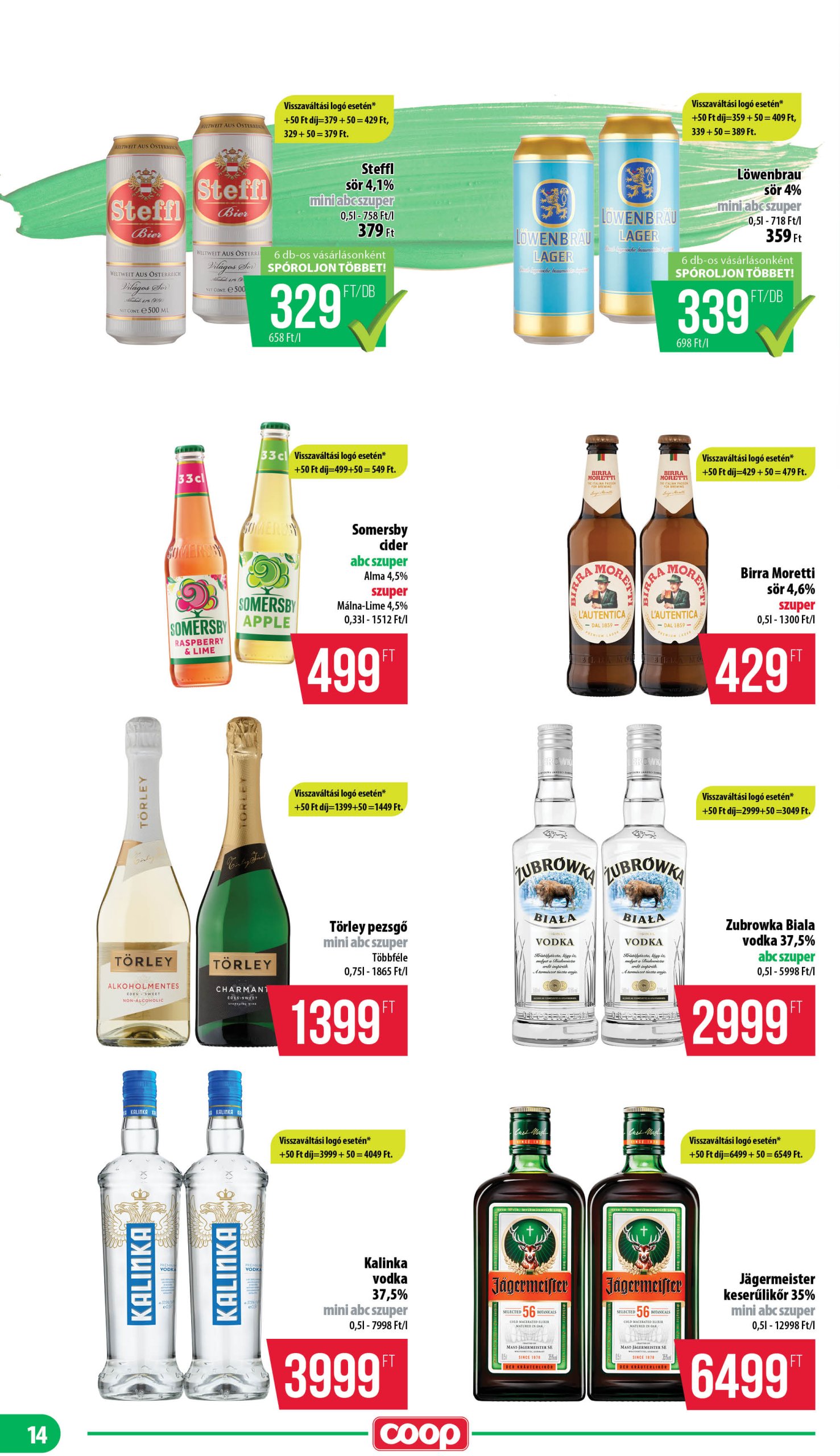coop - Coop - Mecsek - Mini Abc Szuper akciós újság, érvényes 04.17. - 04.23. - page: 14