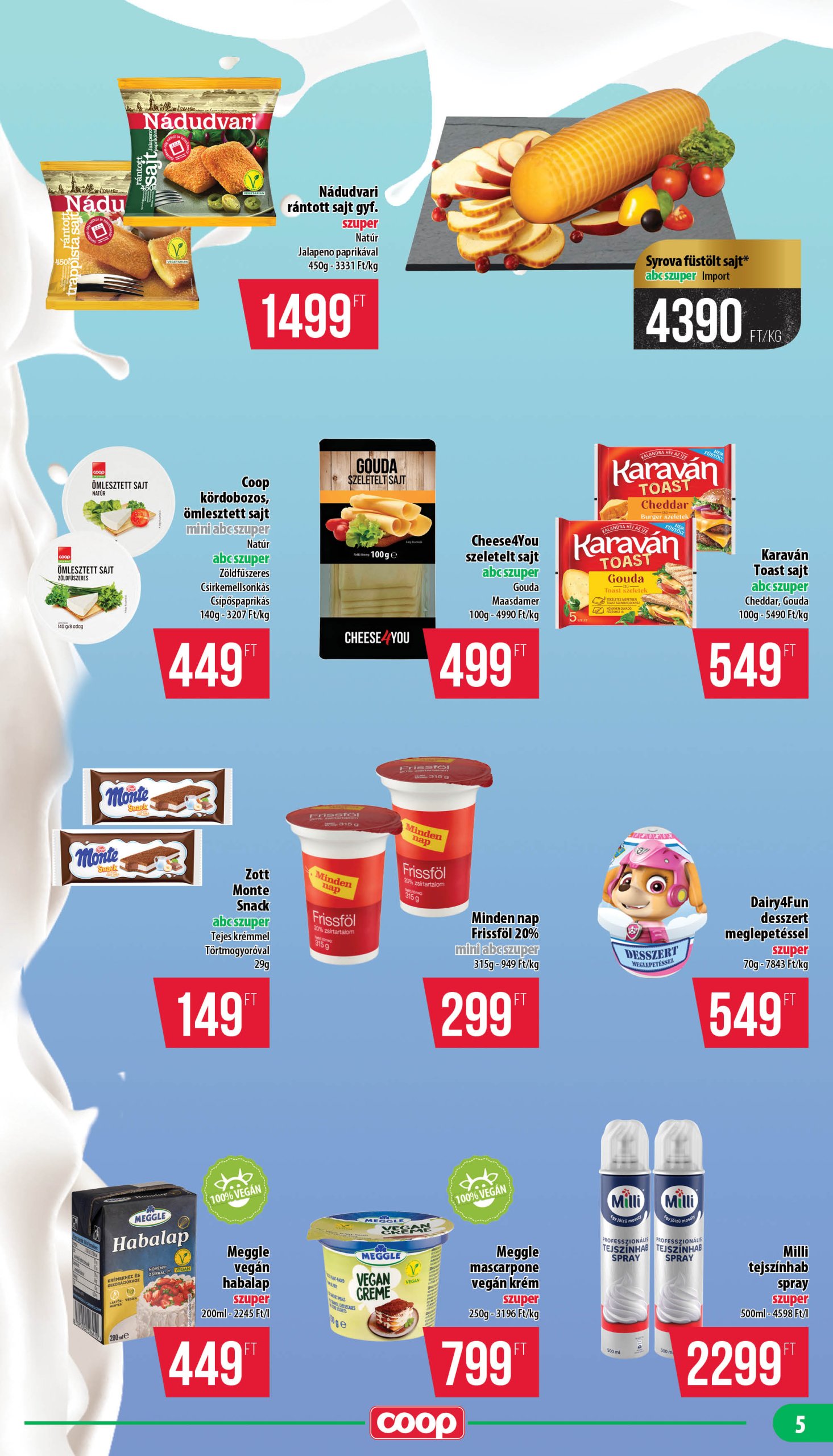 coop - Coop - Mecsek - Mini Abc Szuper akciós újság, érvényes 04.17. - 04.23. - page: 5