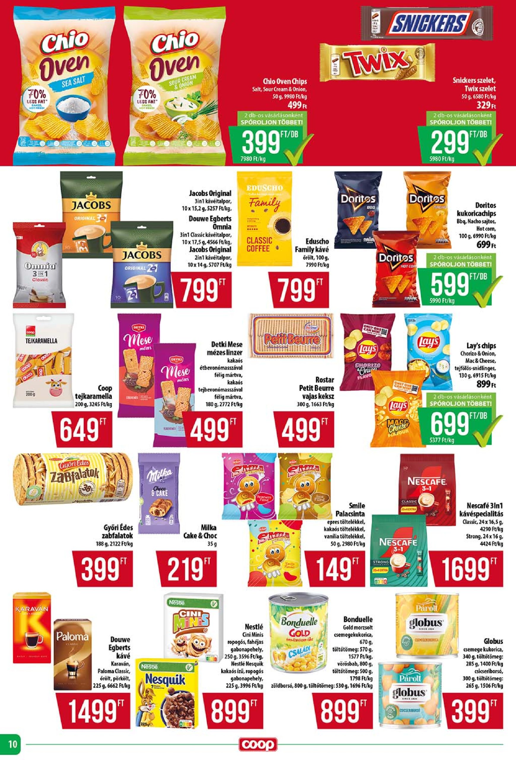 coop - Coop - Szuper Plusz akciós újság, érvényes 04.24. - 04.30. - page: 10