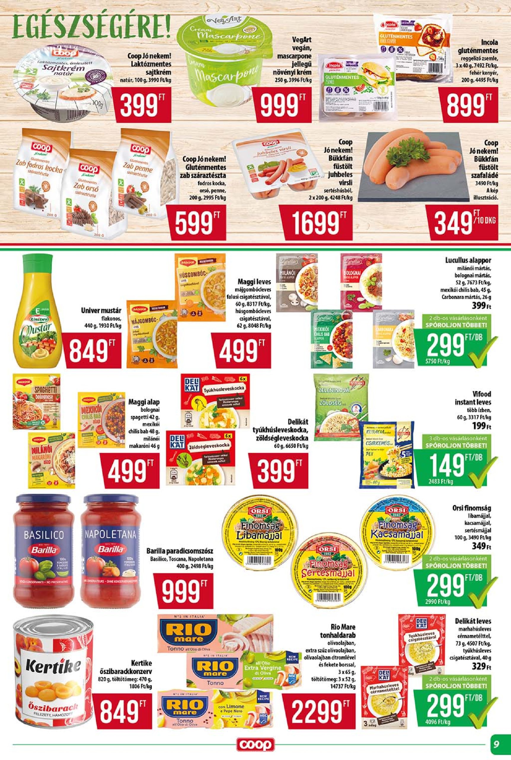 coop - Coop - Szuper Plusz akciós újság, érvényes 04.24. - 04.30. - page: 9