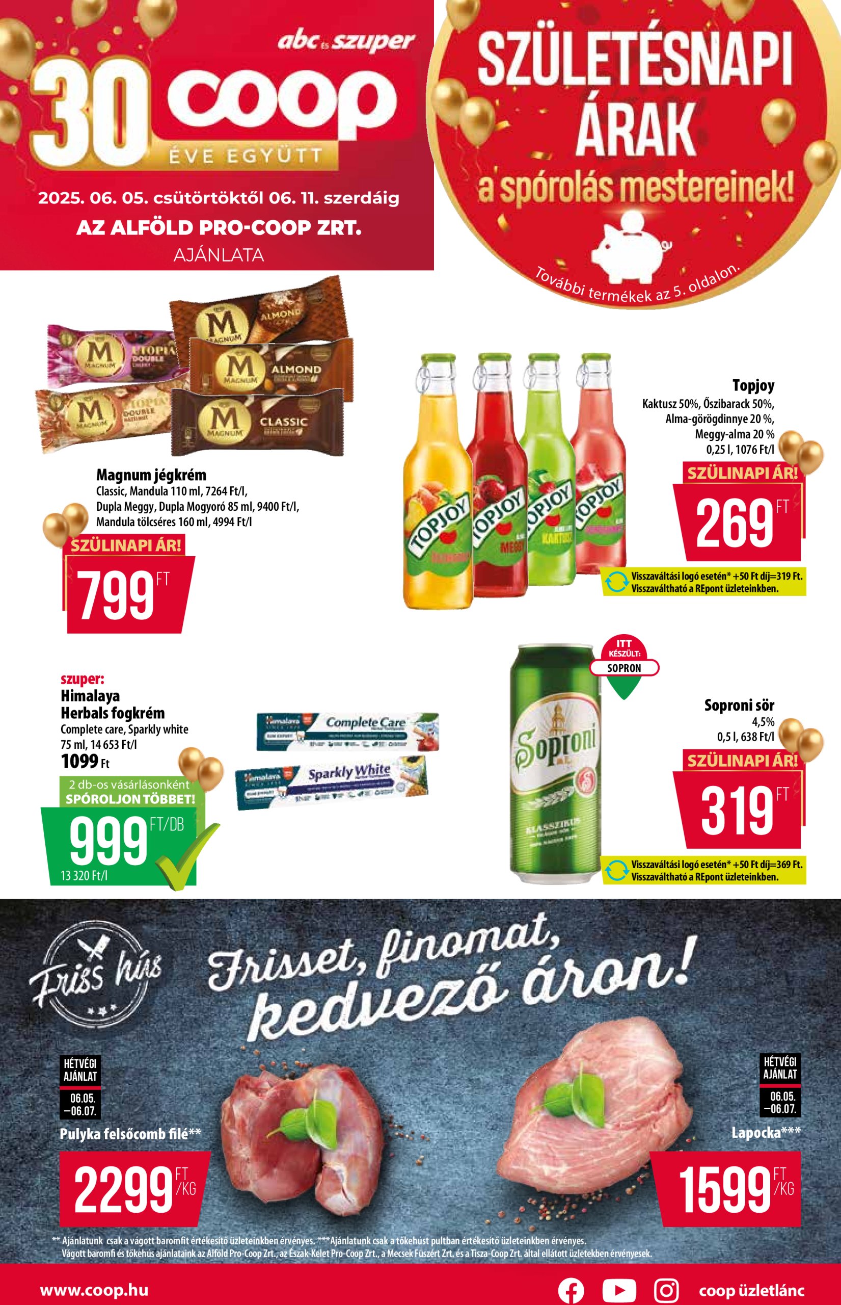 coop - Coop - Alföld - Abc-Szuper akciós újság, érvényes 06.05. - 06.11.