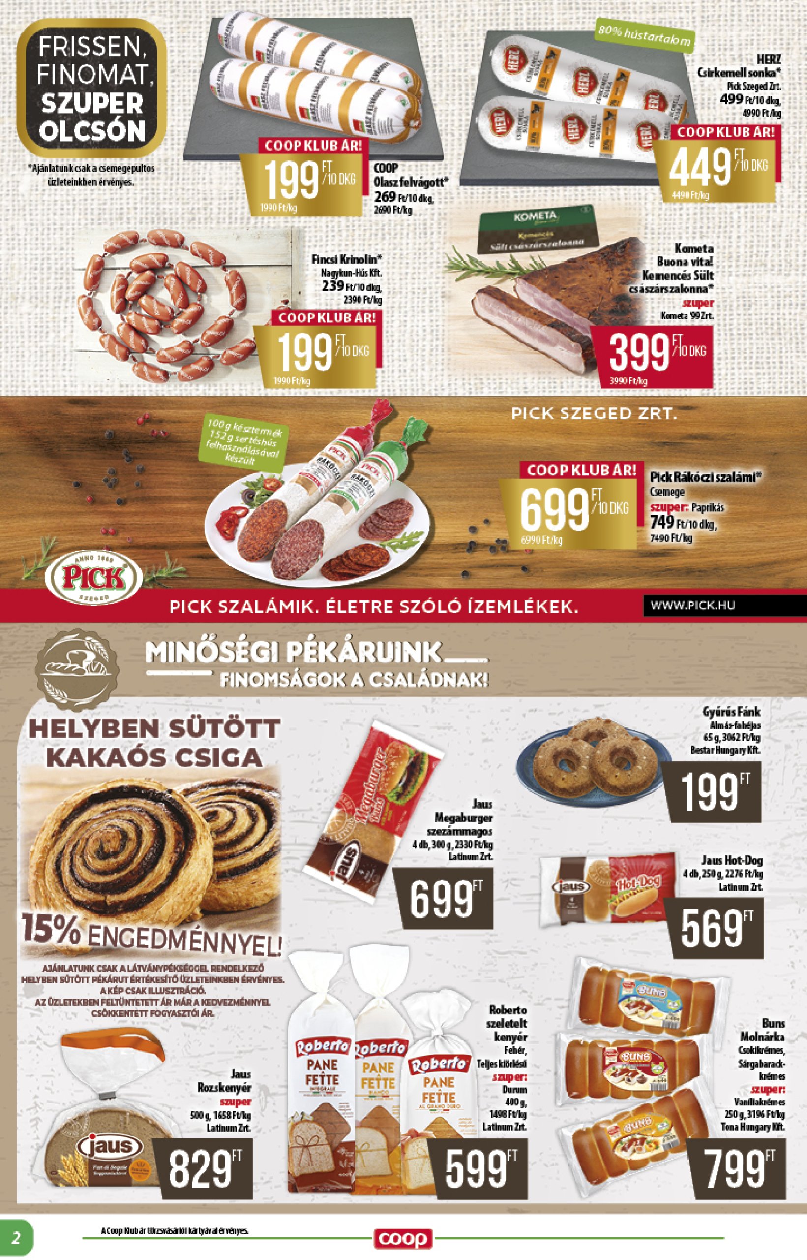 coop - Coop - Alföld akciós újság, érvényes 06.12. - 06.18. - page: 2
