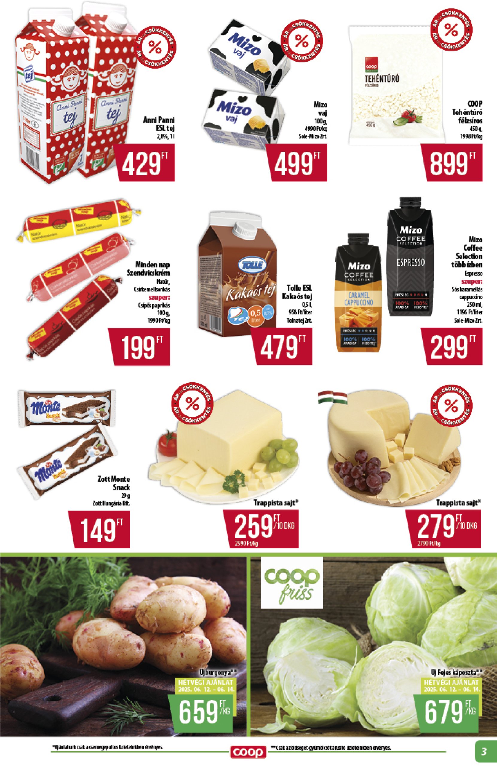 coop - Coop - Alföld akciós újság, érvényes 06.12. - 06.18. - page: 3