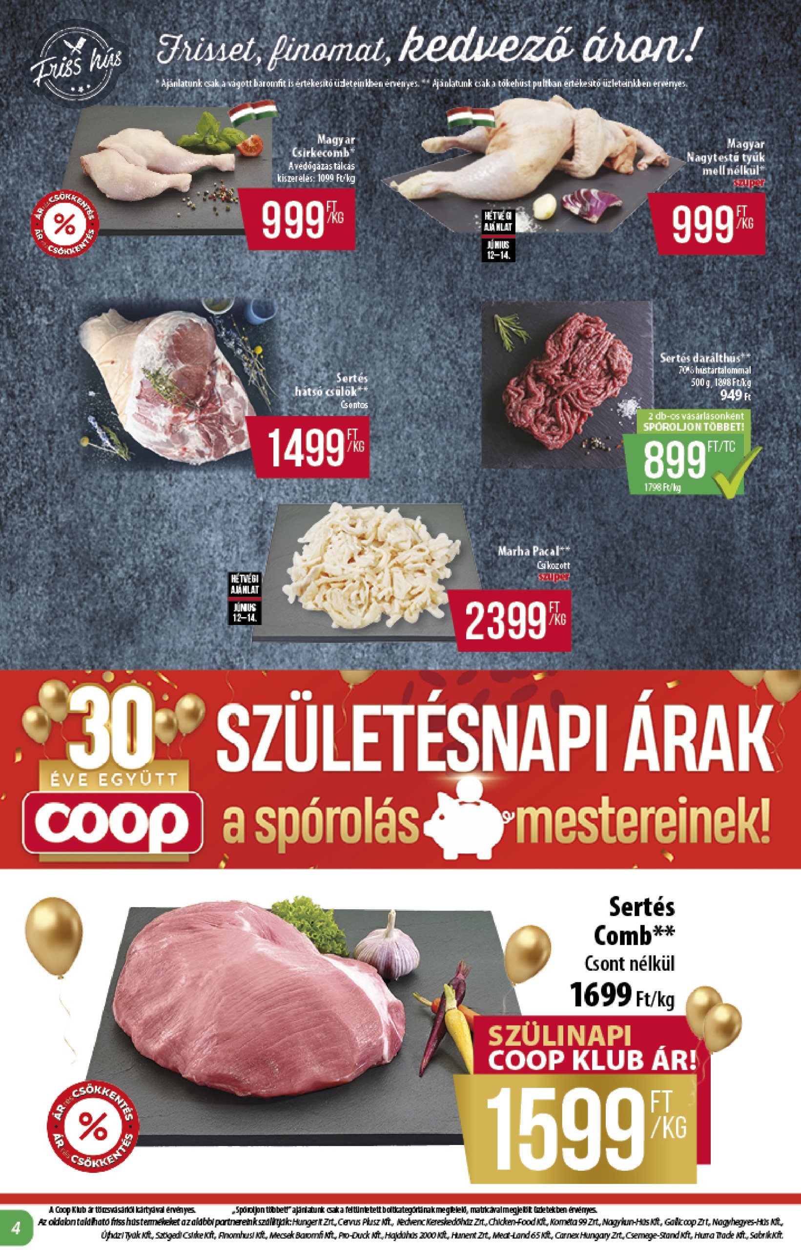 coop - Coop - Alföld akciós újság, érvényes 06.12. - 06.18. - page: 4