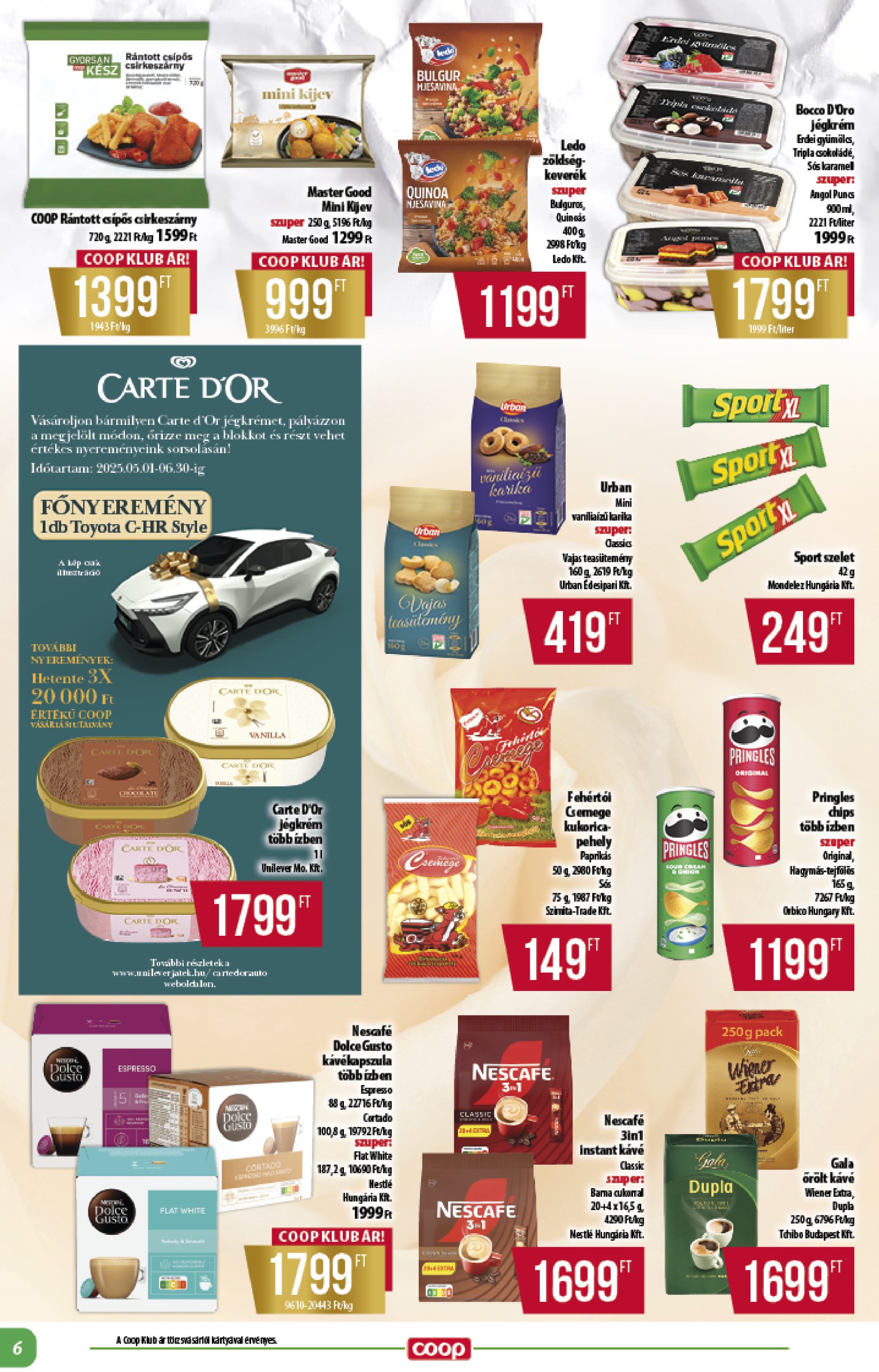 coop - Coop - Alföld akciós újság, érvényes 06.12. - 06.18. - page: 6