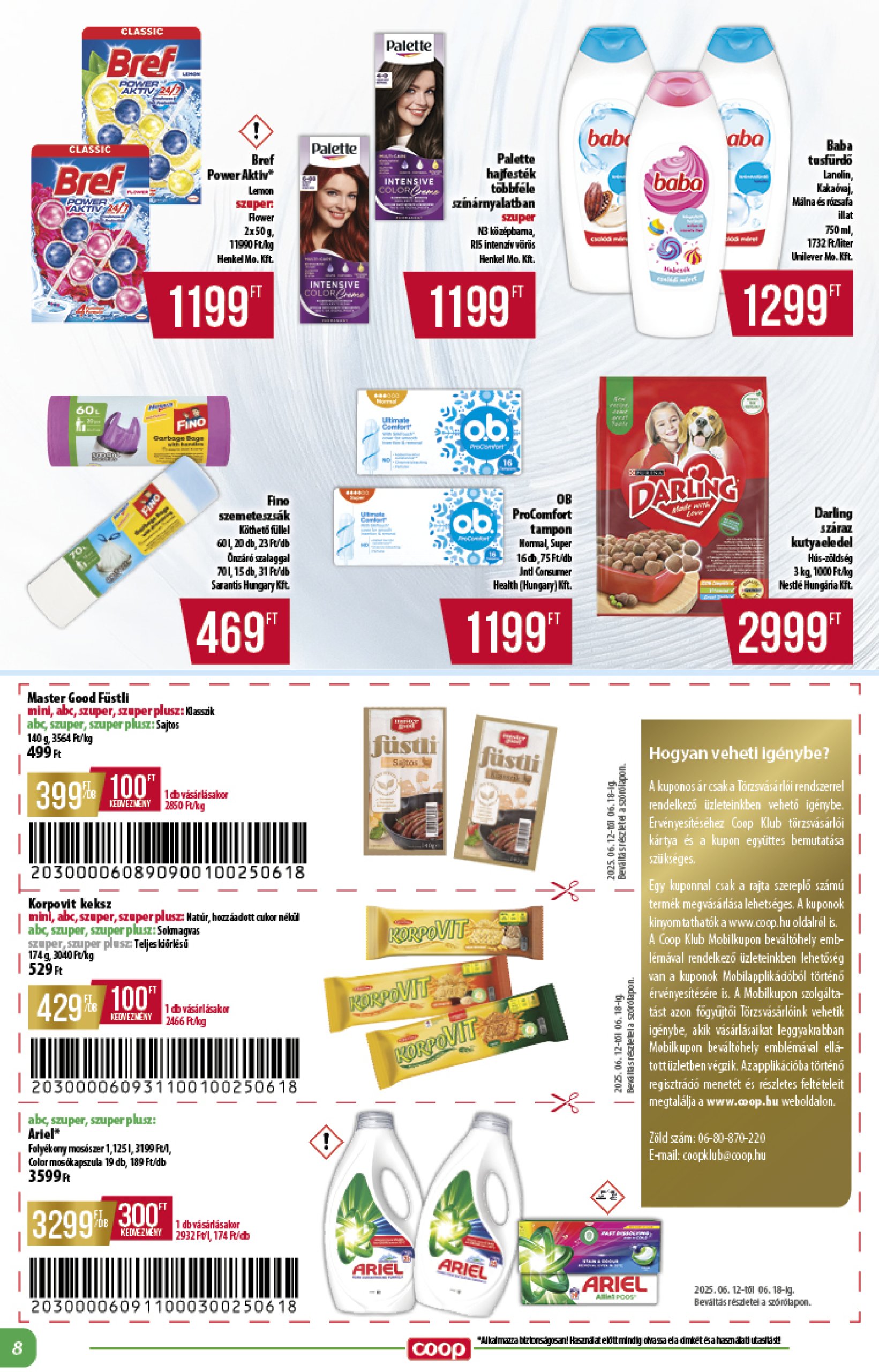 coop - Coop - Alföld akciós újság, érvényes 06.12. - 06.18. - page: 8