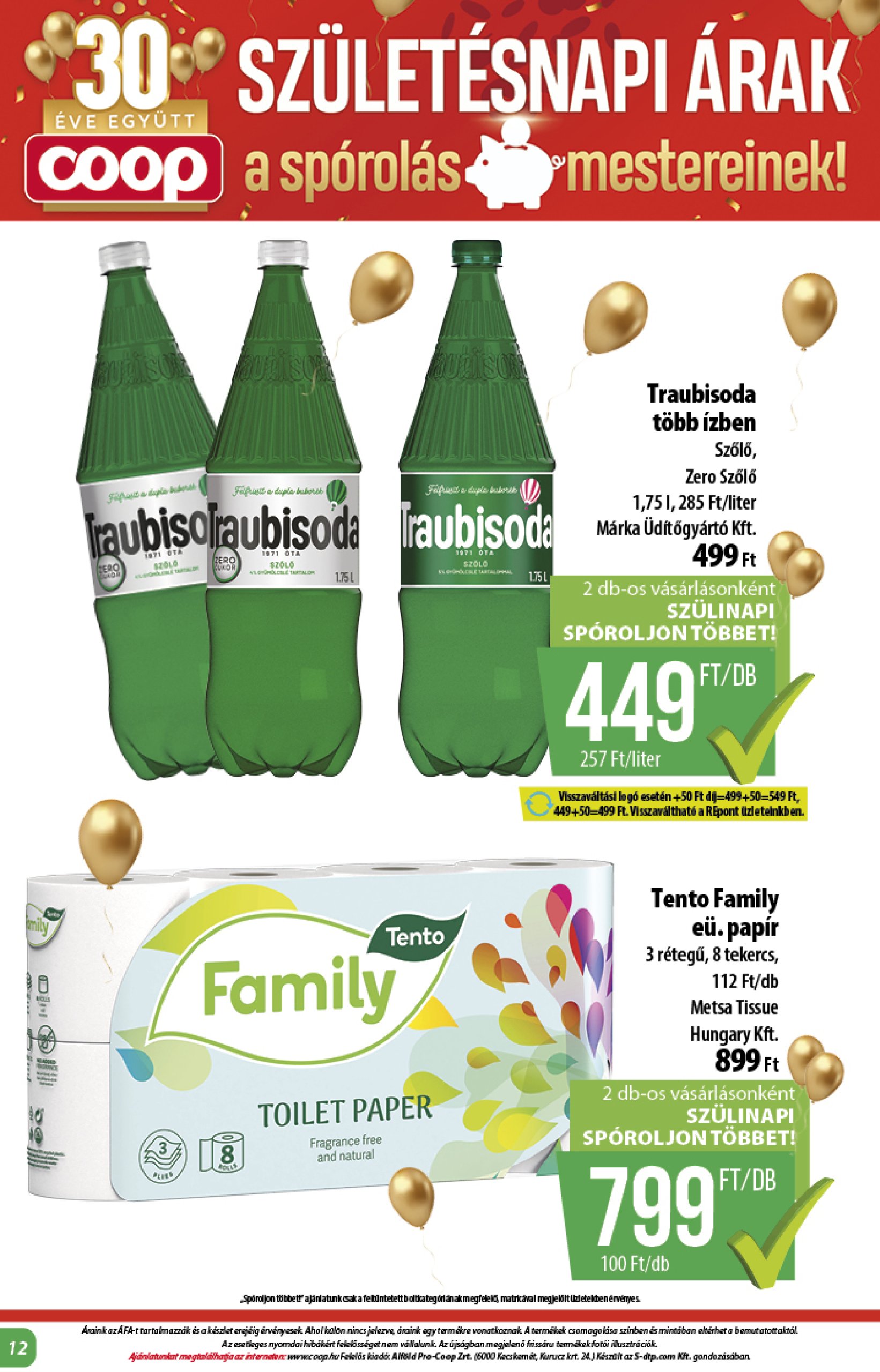 coop - Coop - Alföld akciós újság, érvényes 06.12. - 06.18. - page: 12